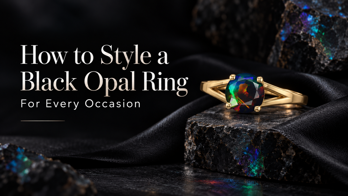 How to Style a Black Opal Ring for Every Occasion