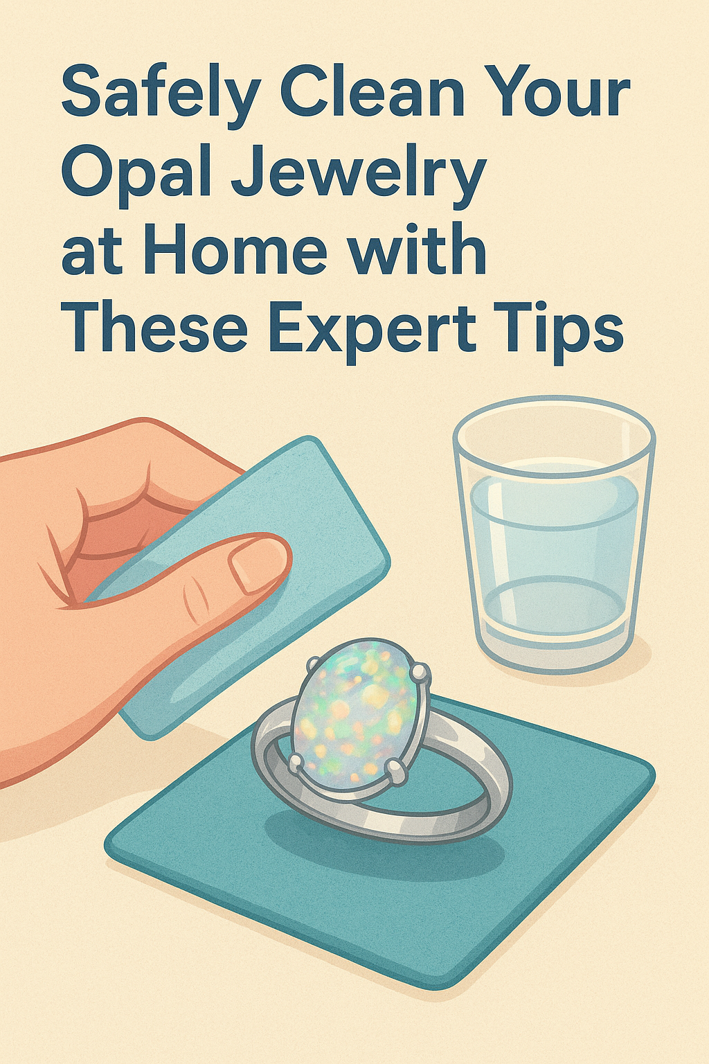 how to clean opal ring safely at home