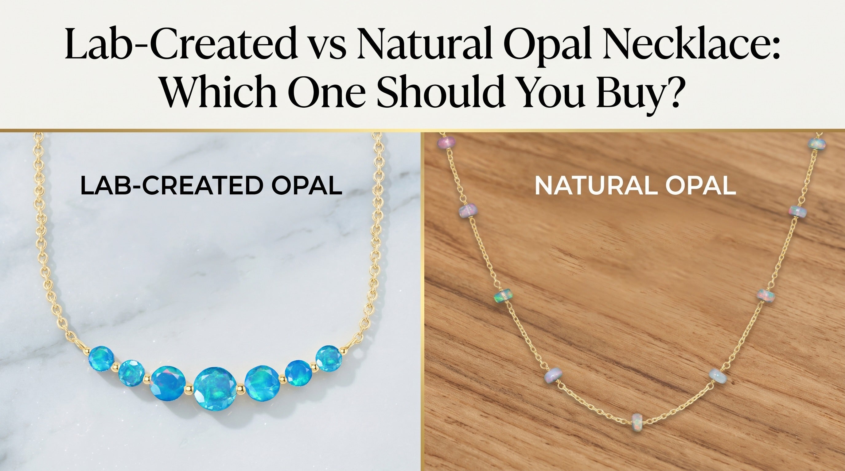 Lab-Created vs Natural Opal Necklace: Which One Should You Buy?