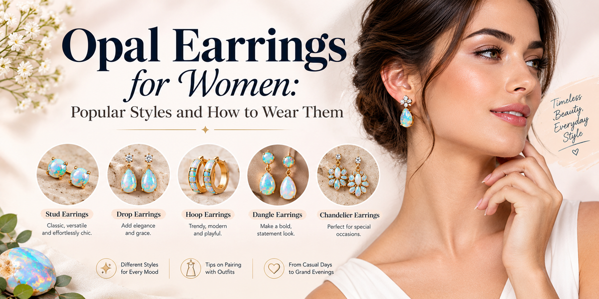 Opal Earrings for Women: Popular Styles and How to Wear Them