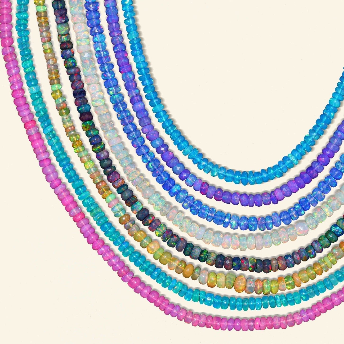 Opal Necklaces in Gold, Silver & Black for Everyone