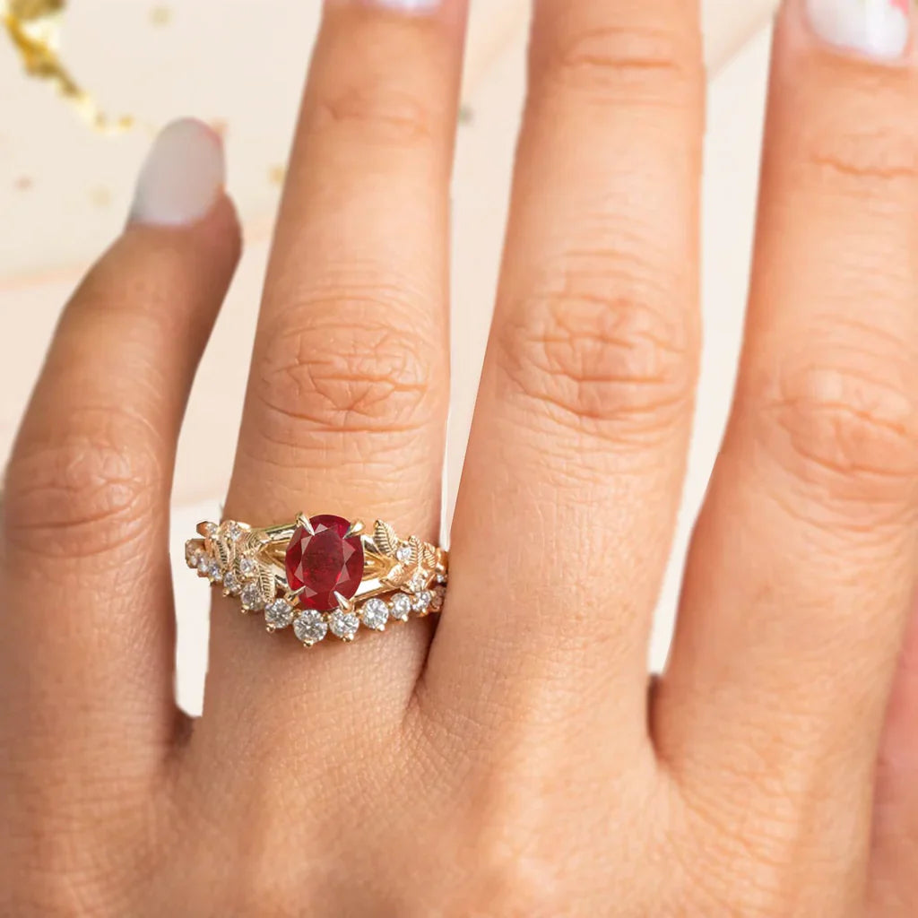 HONEYCAT Opal Orb Crystal Ring – Minimalist Gold/Rose Gold/Silver Plated Delicate Ring