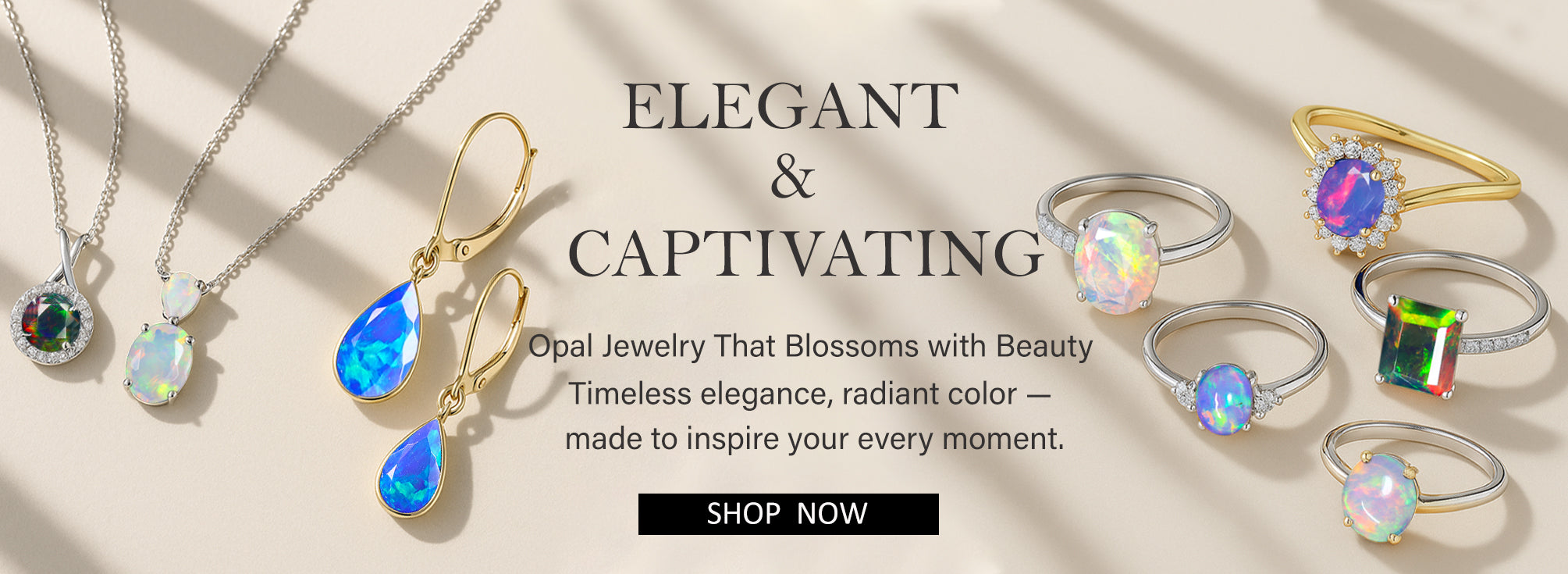 Elegant opal earrings and necklaces – captivating gemstone jewelry with timeless beauty