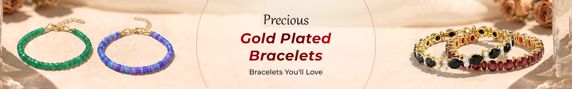 Stylish Gold Plated Jewelry Bracelets