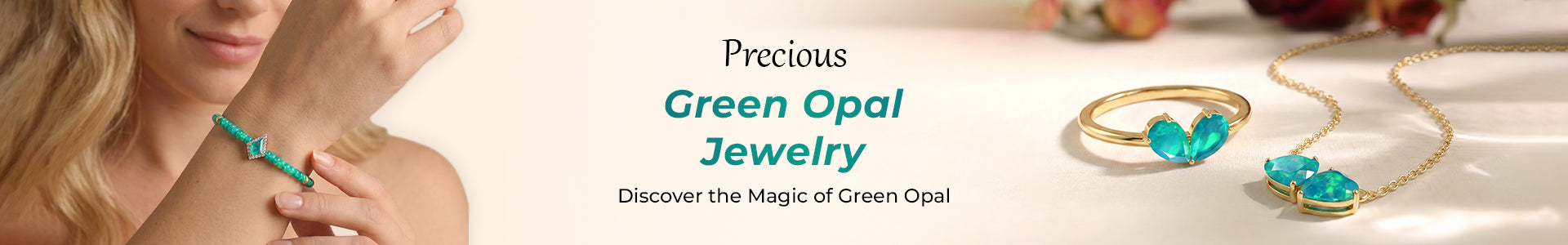 Elegant Green Opal Jewelry Collection