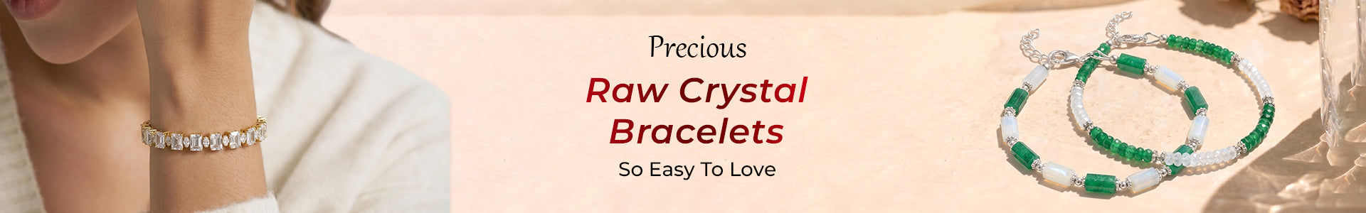 Raw Crystal Bracelet Desktop Banner