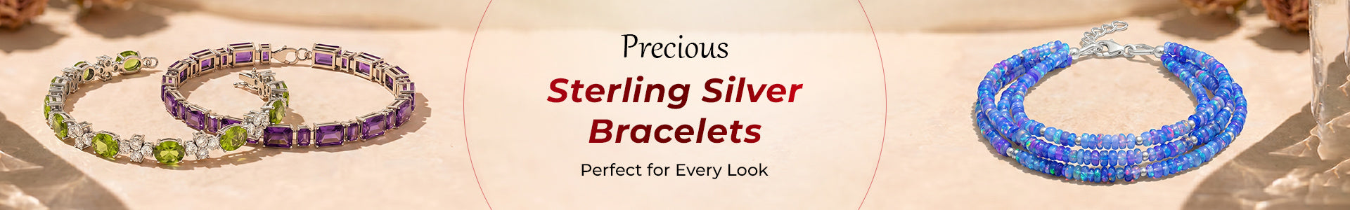 Sterling Silver Bracelets with Timeless Design