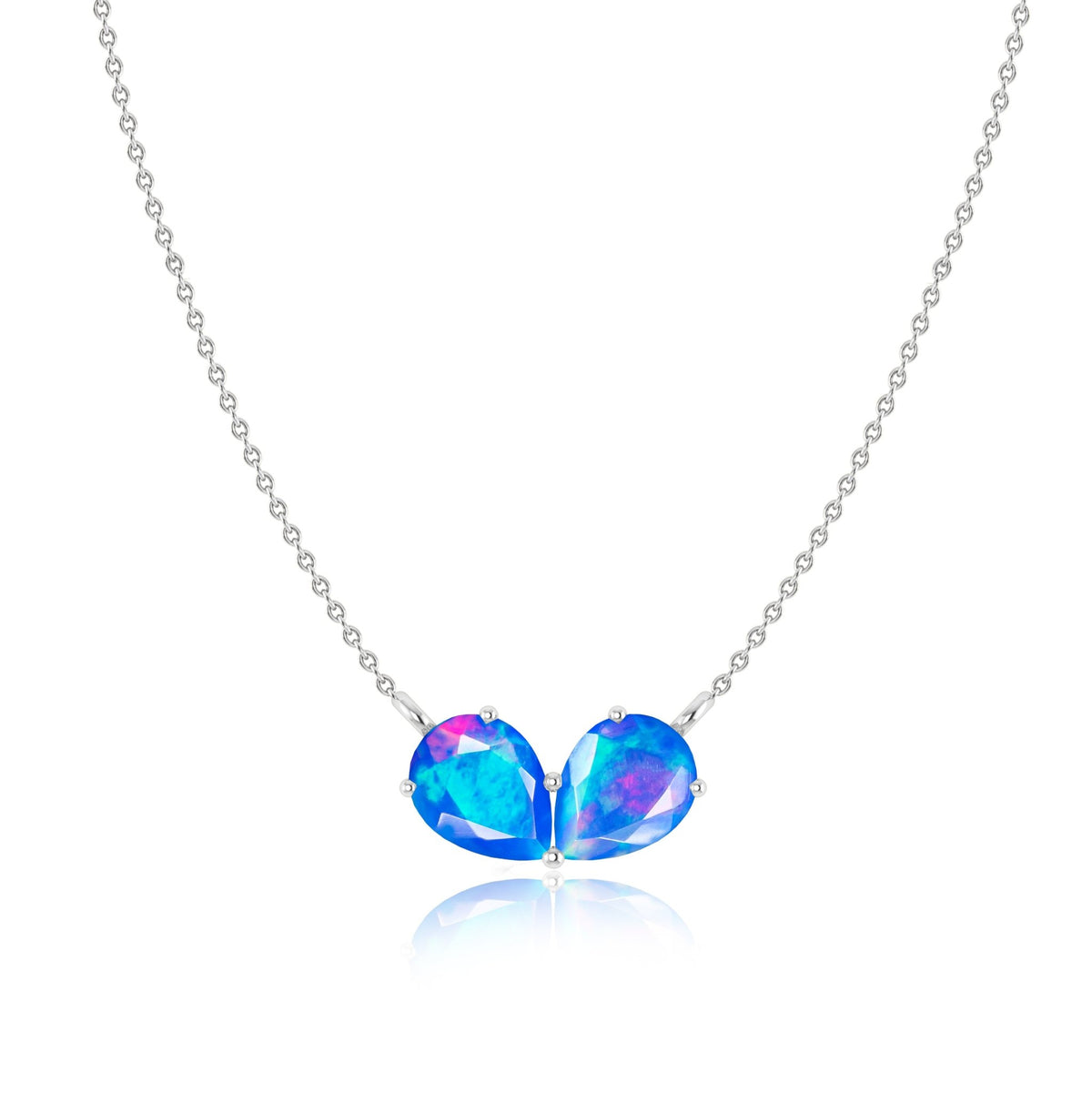 Black Pear Opal Gemstone Pendant for Women - Goodstone Jewels