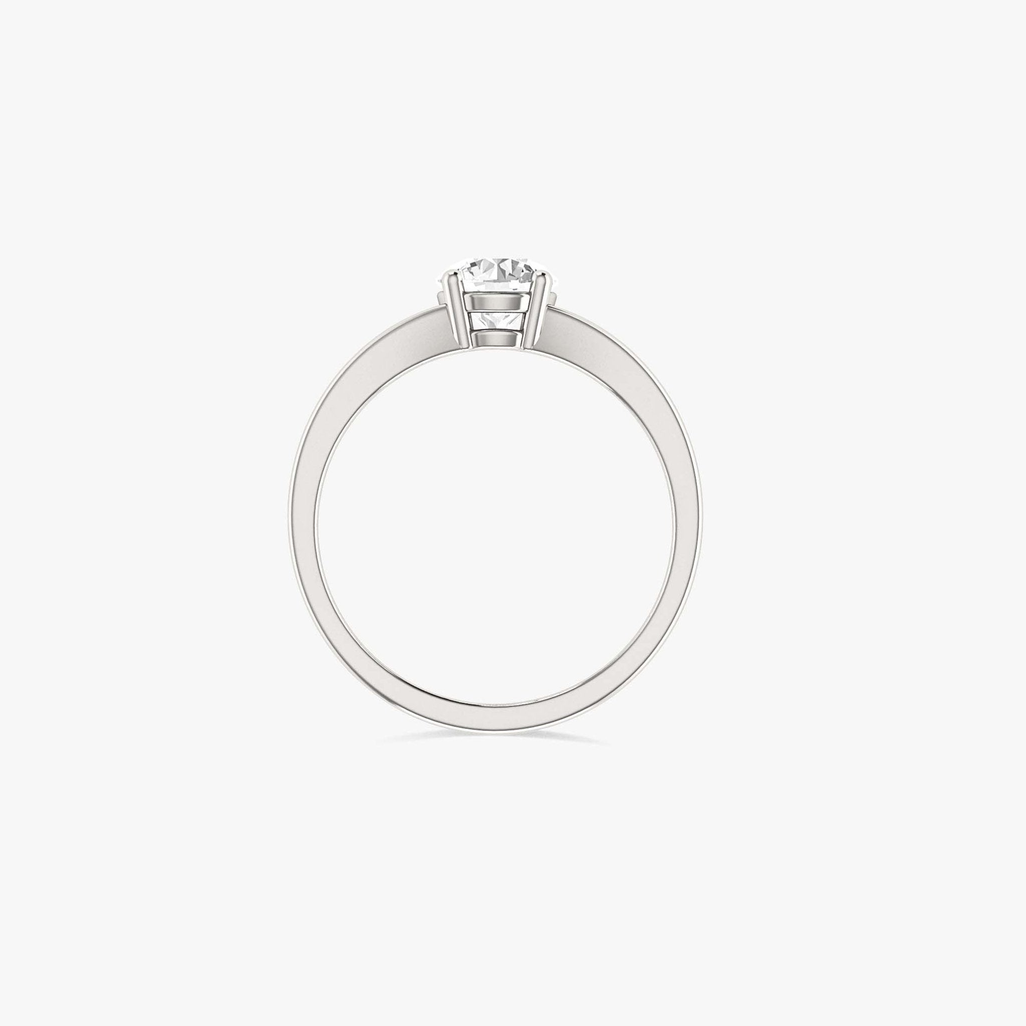 Dainty round Cubic Zirconia Wedding ring - Goodstone Jewels