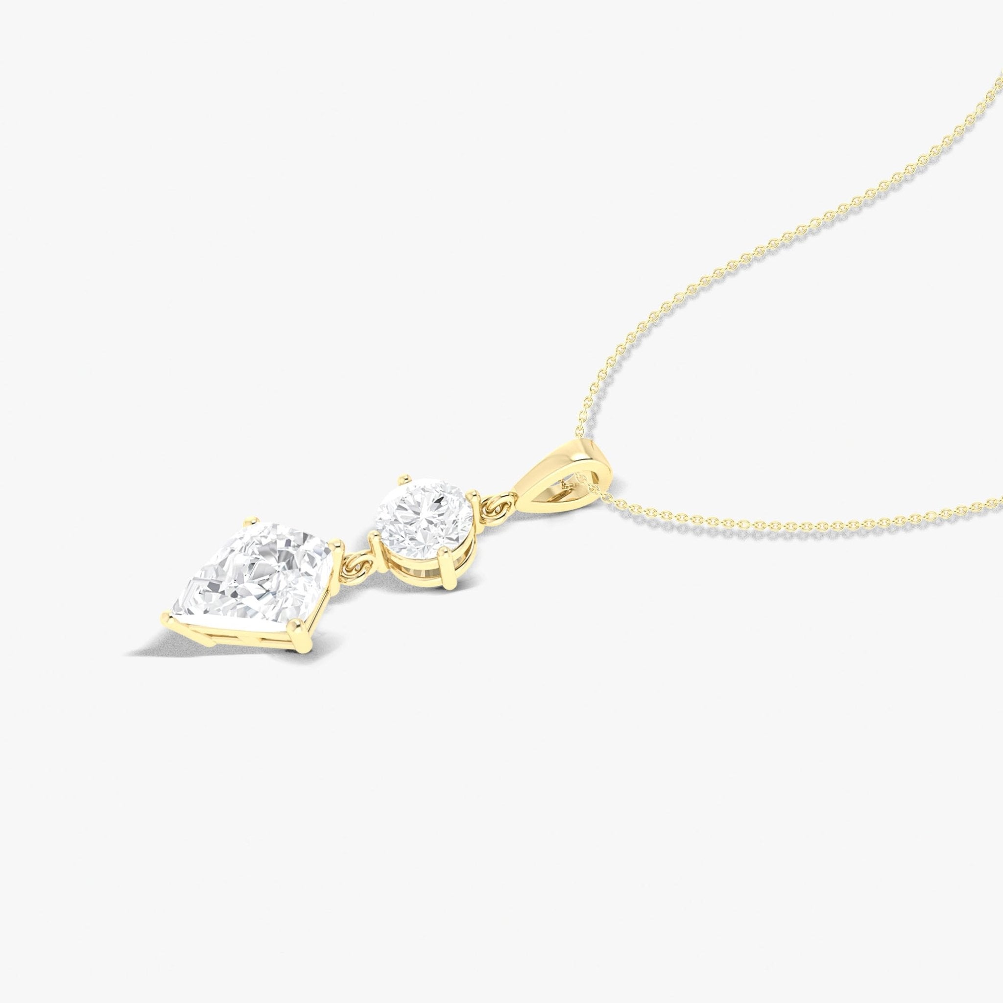Gorgeous sparkle Zircon pendant 925 Sterling silver or Gold Vermail chain - Goodstone Jewels