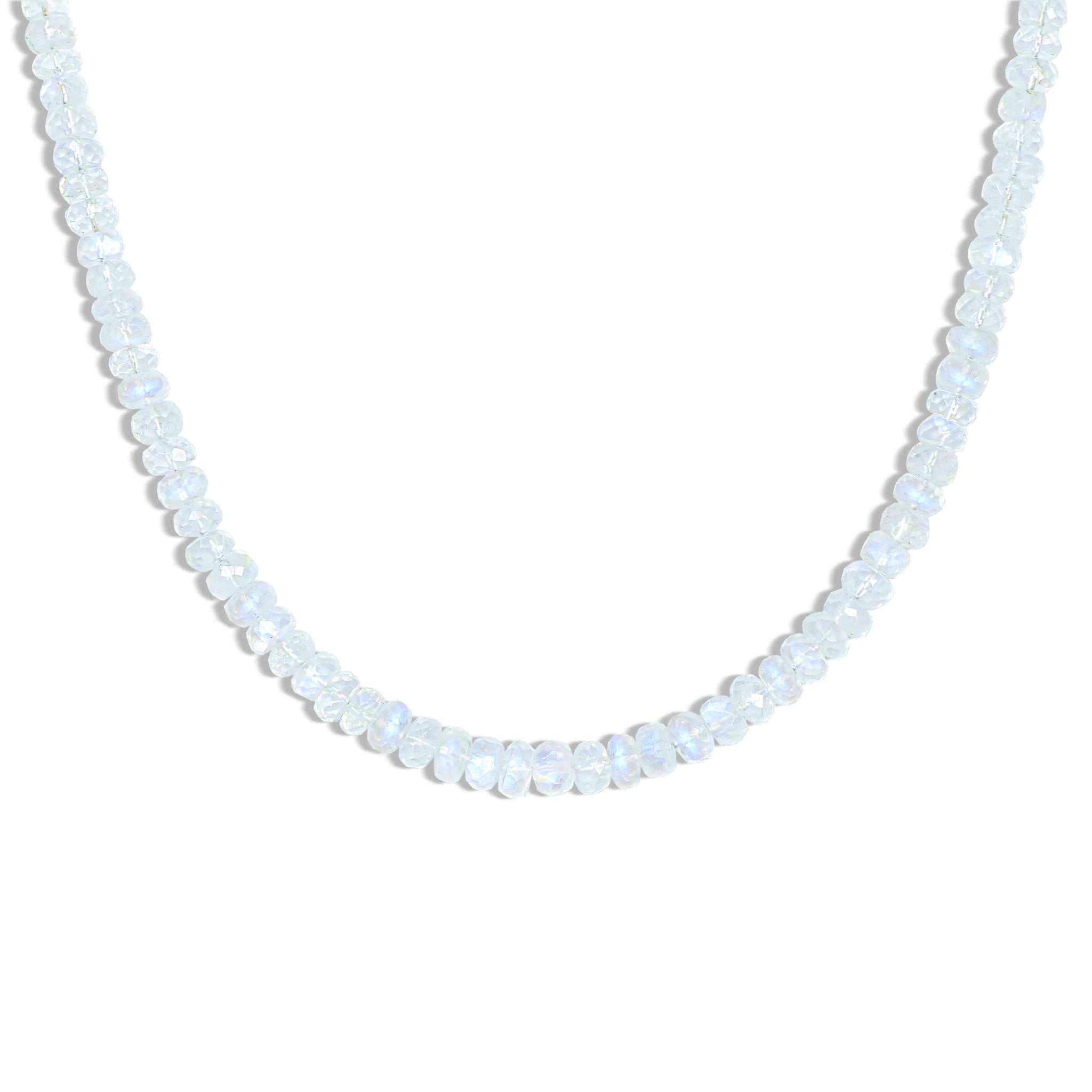 Moonstone Beaded Necklace with 16 + 2 Inch Extender - Goodstone Jewels