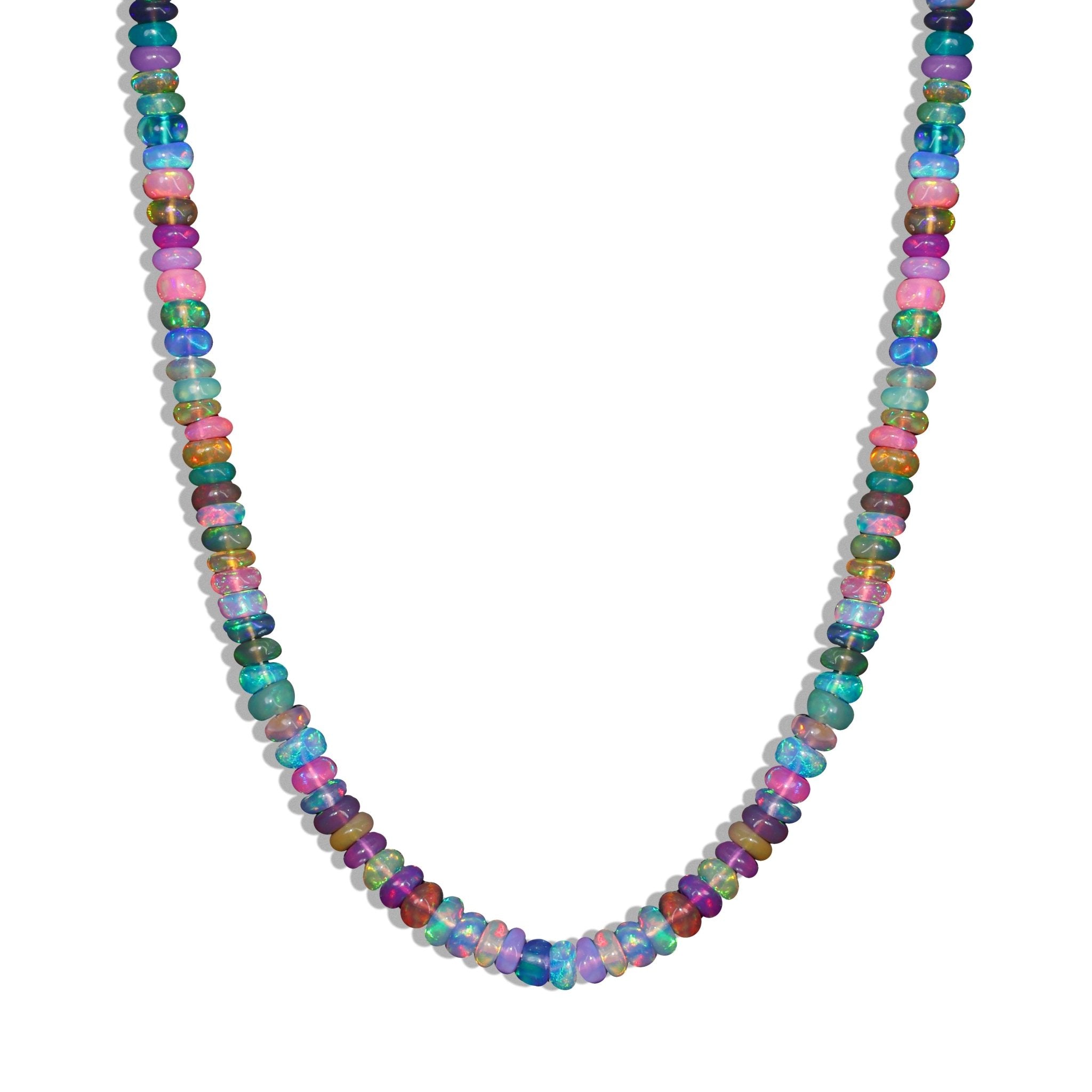Natural Multi Opal Mix Beaded Necklace for Women - Goodstone Jewels