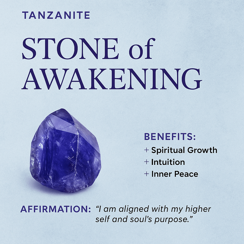 Natural Tanzanite Faceted Beads Cluster Earrings for Her - Goodstone Jewels