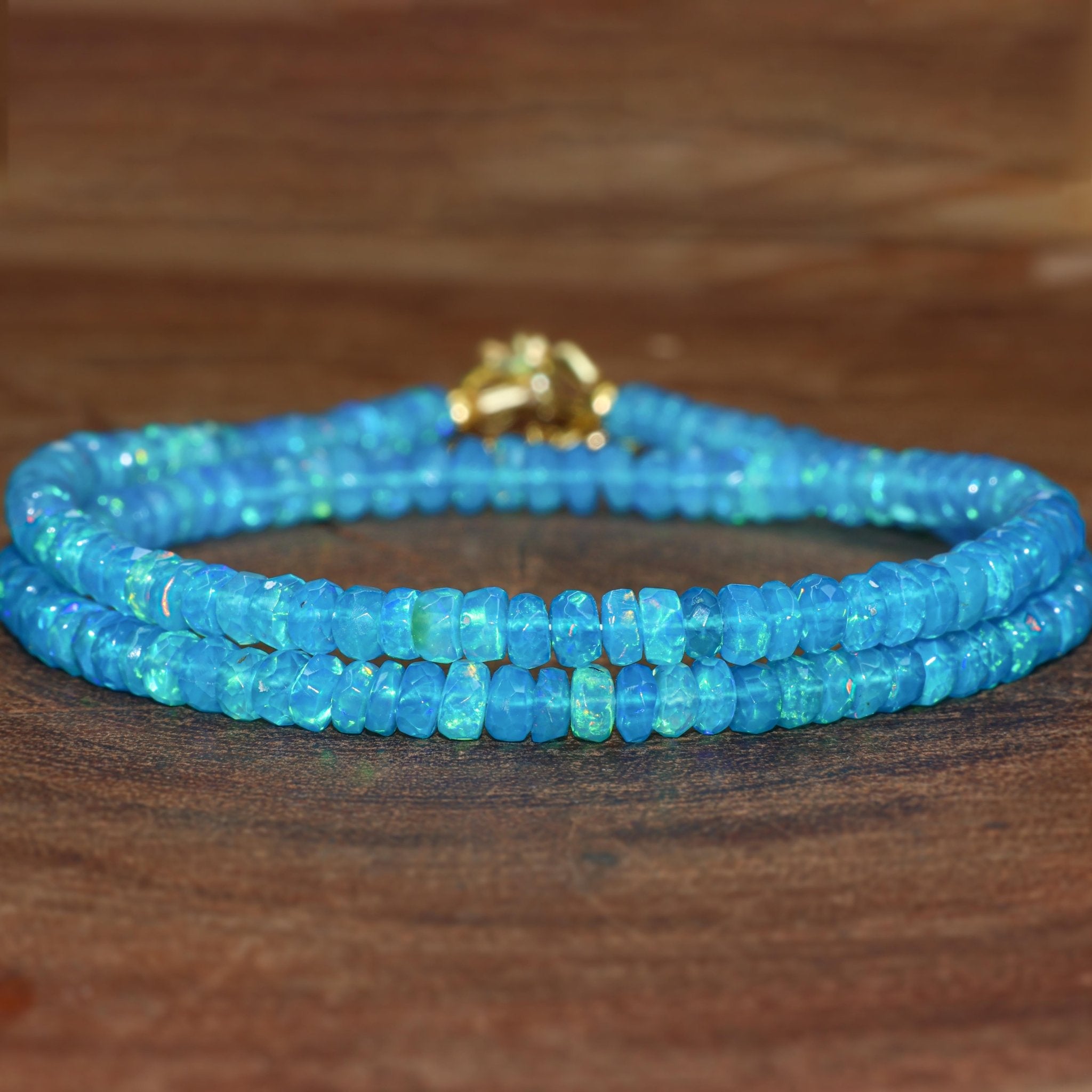 PARAIBA OPAL BEADED NECKLACE - Goodstone Jewels