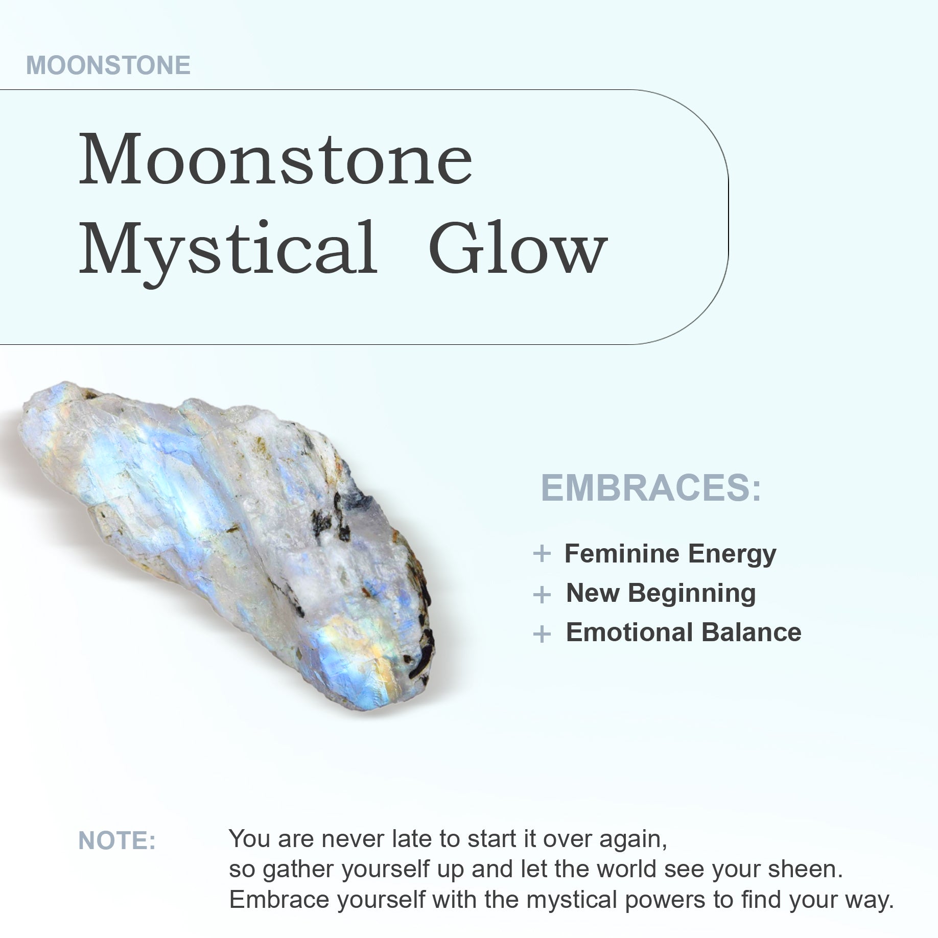 Round Rainbow Moonstone Simple Stud Earring - Goodstone Jewels