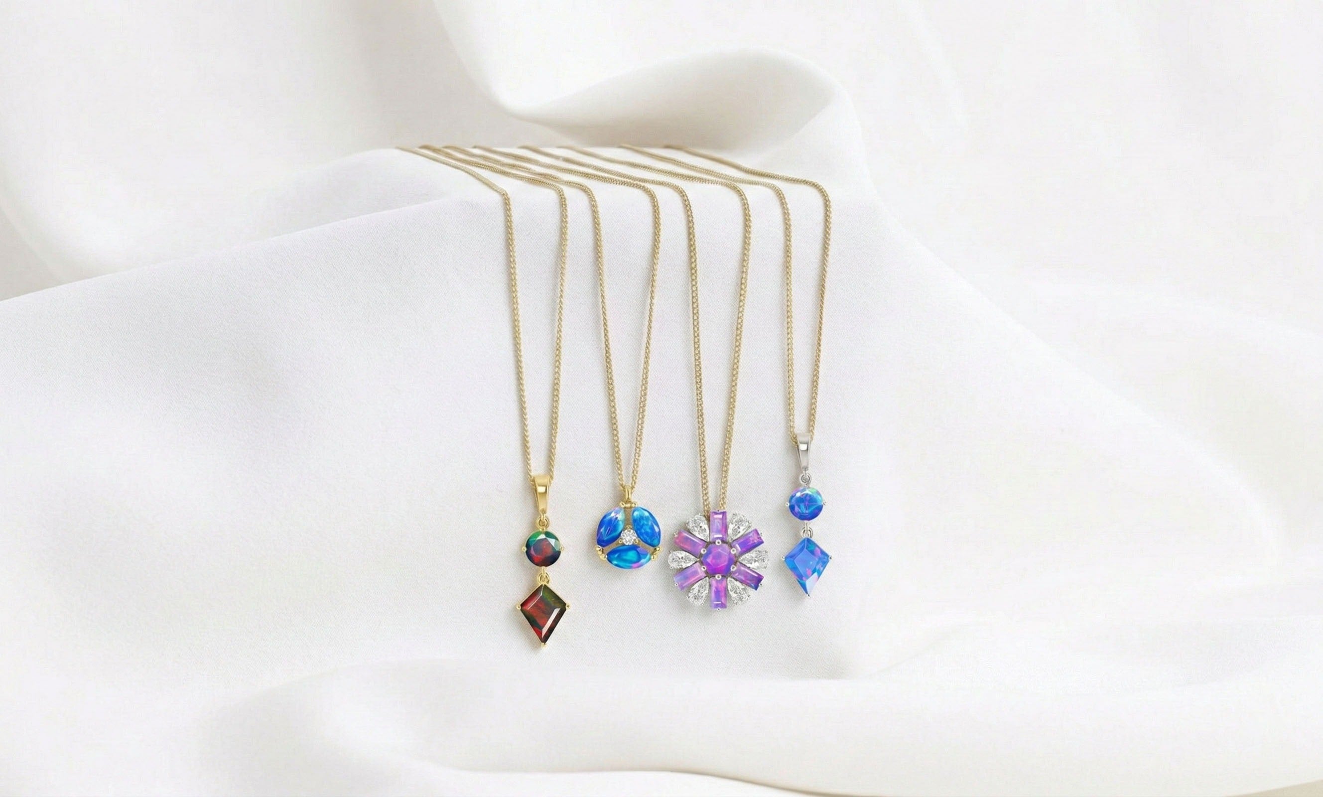 5 Unique Opal Gemstone Necklace Design Ideas For Women