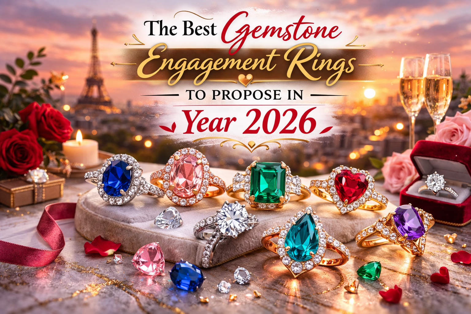 The Best Gemstone Engagement Rings to Propose in Year 2026