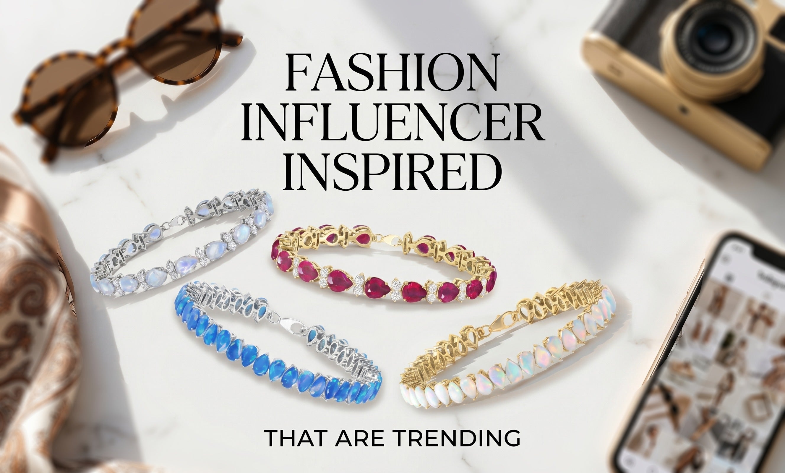 Fashion Influencer Inspired Gemstone Bracelets That Are Trending