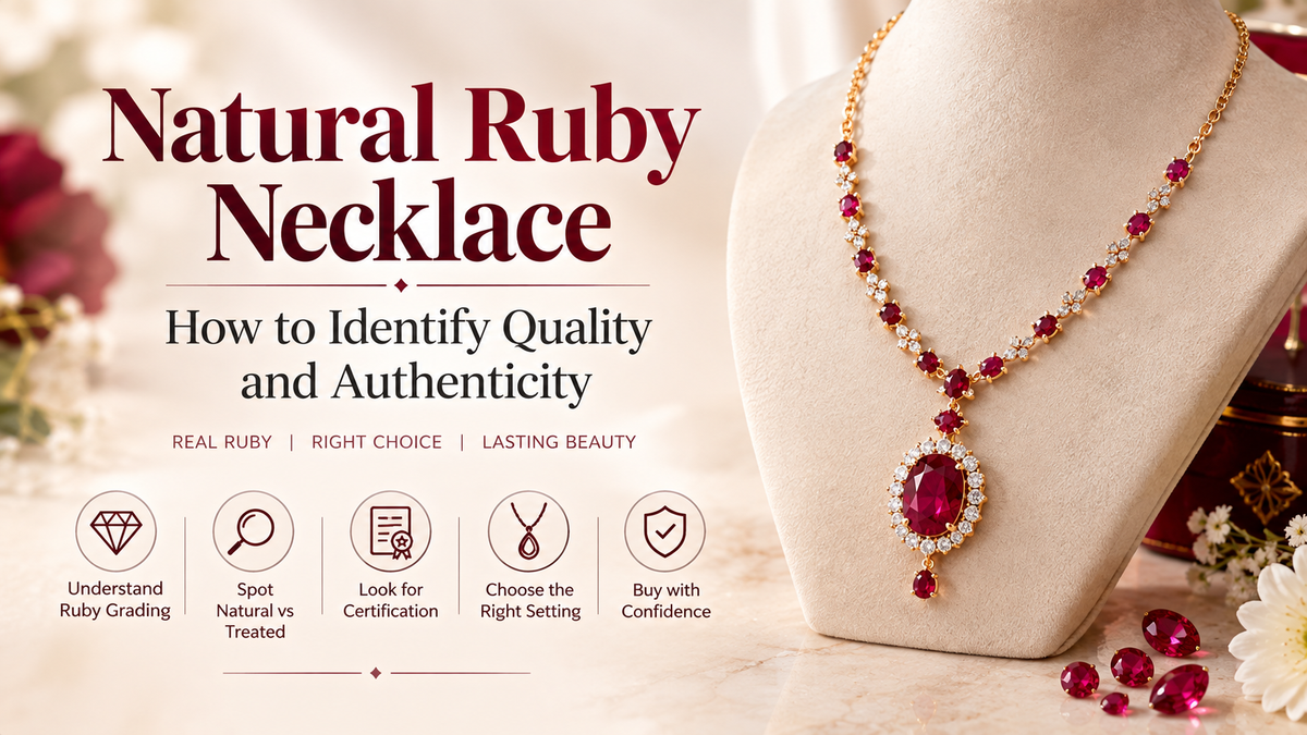 Natural Ruby Necklace: How to Identify Quality and Authenticity