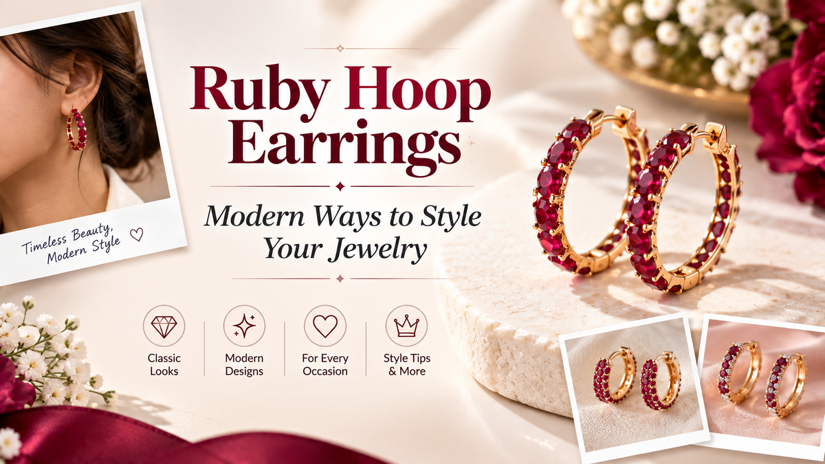 Ruby Hoop Earrings: Modern Ways to Style Your Jewelry