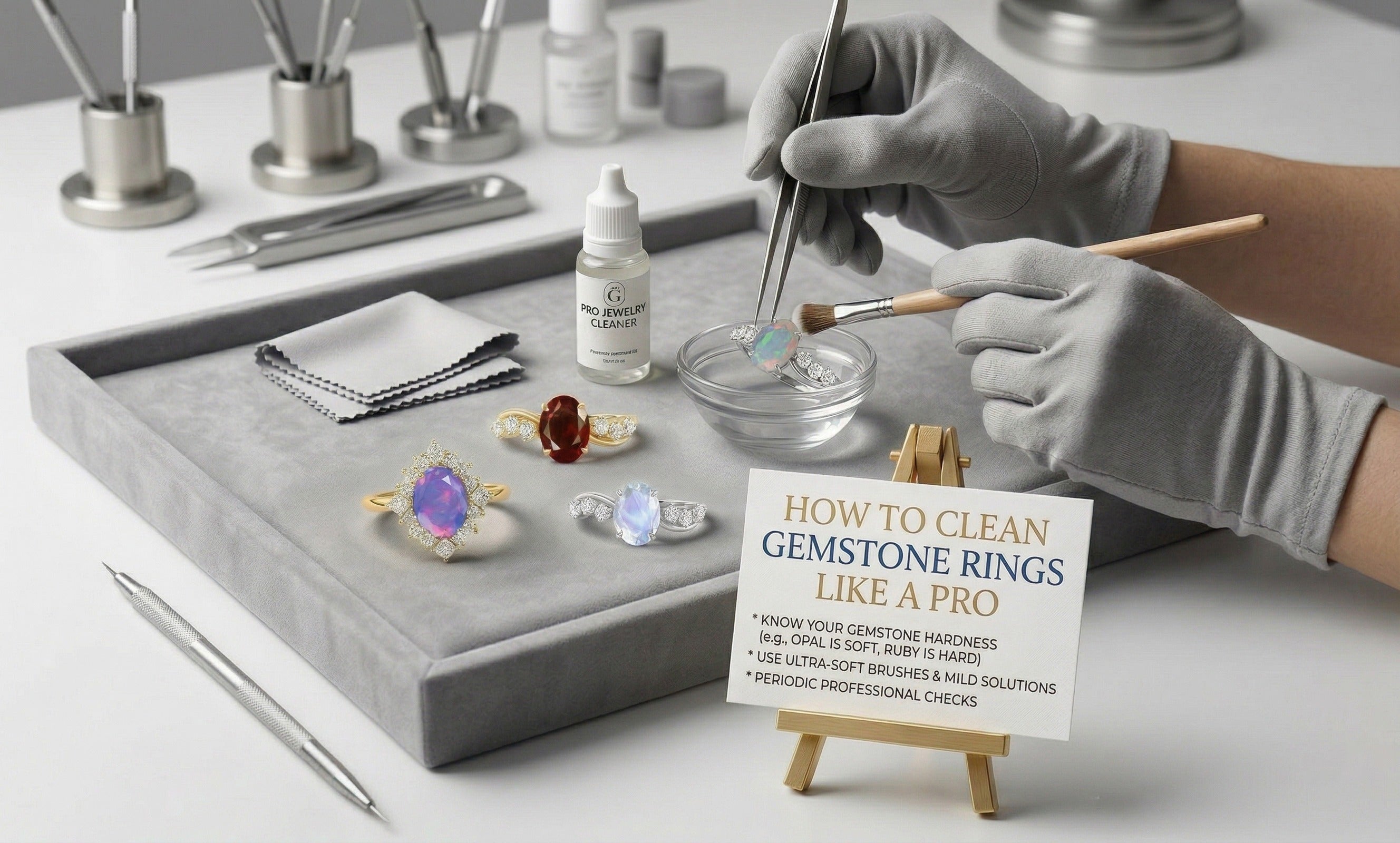 How to Clean Gemstone Rings Like a Pro