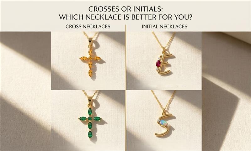 Cross Necklace vs Initial Necklace Which One Is Better for You?