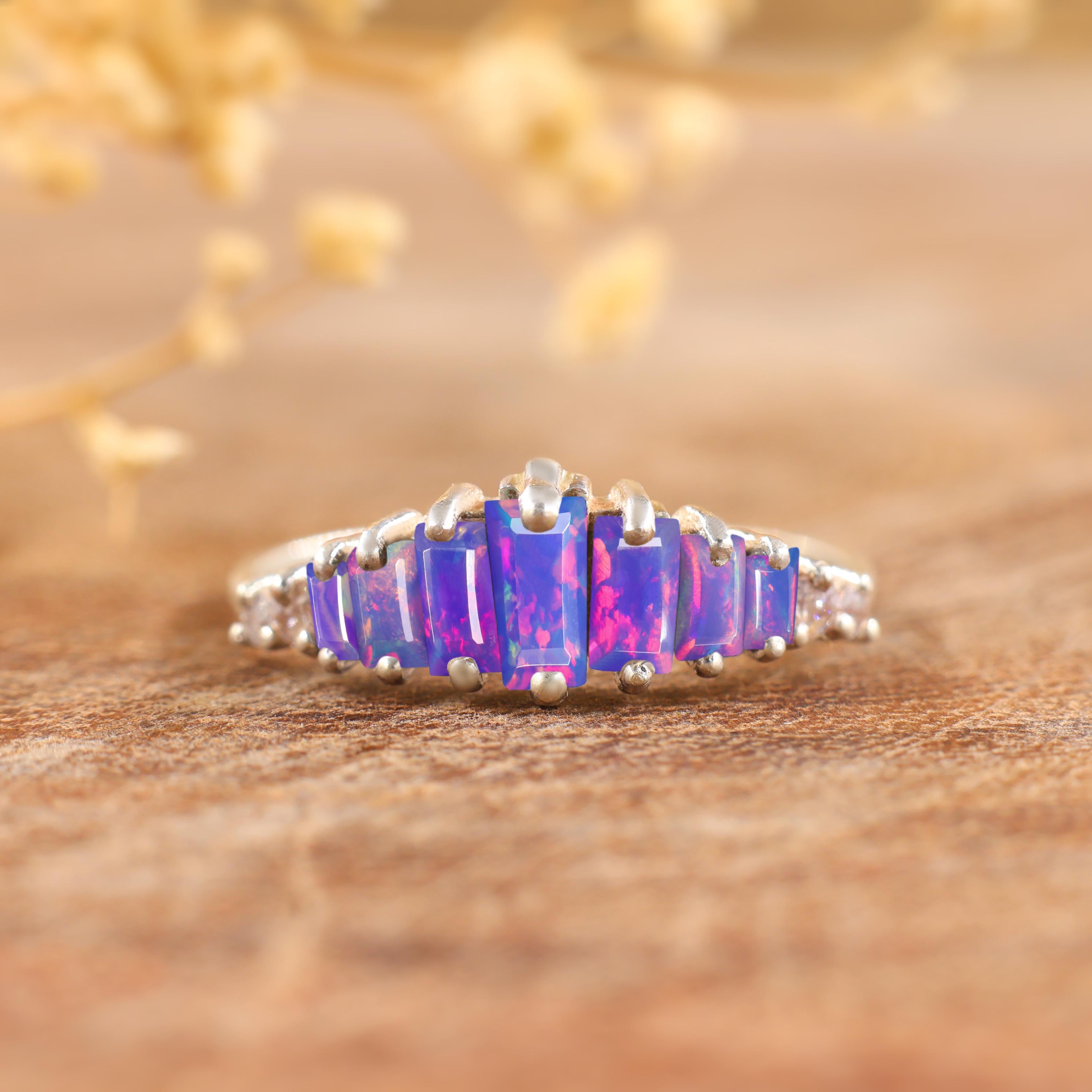 LAVENDER OPAL RING