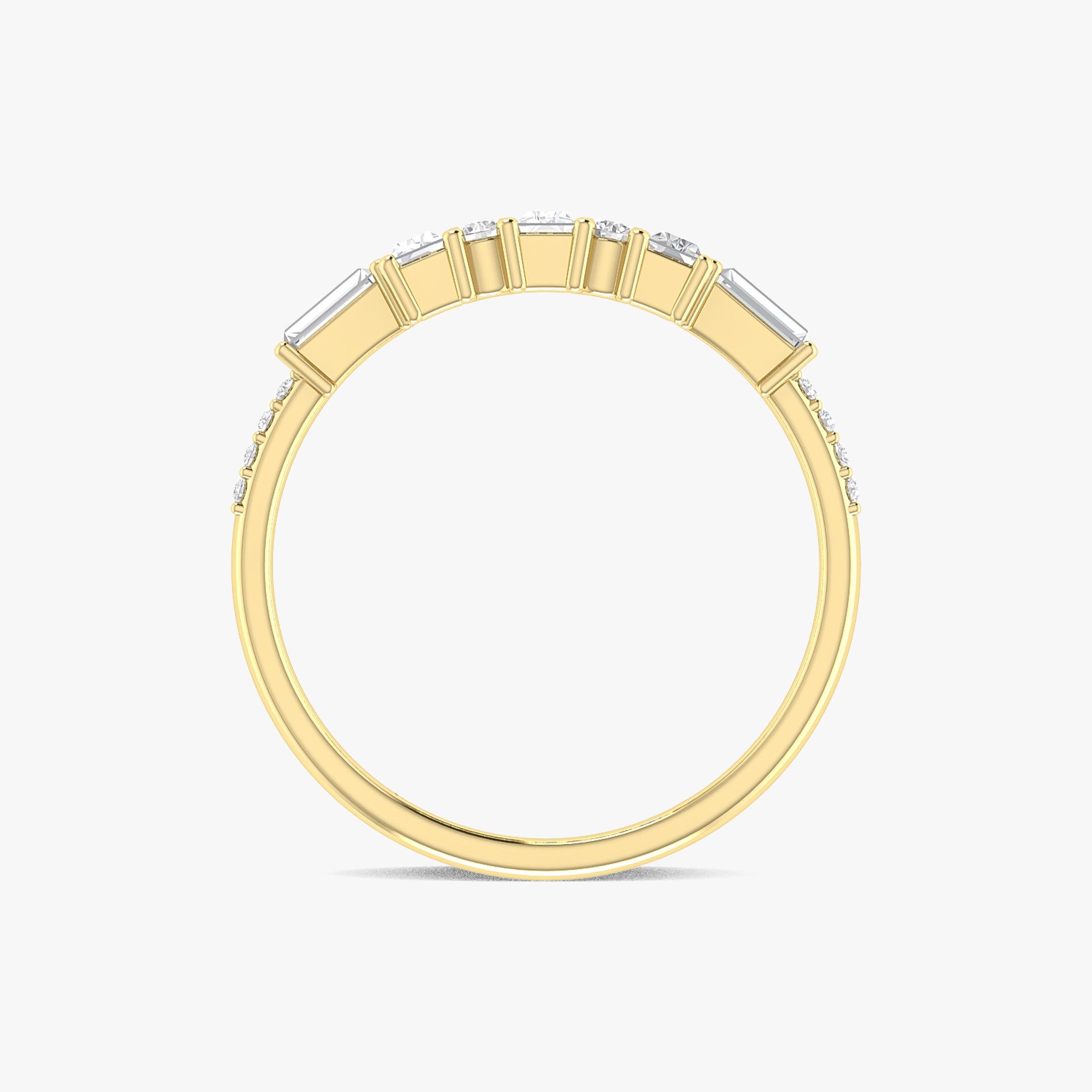 Tri Zircon Round Zircons Ring4