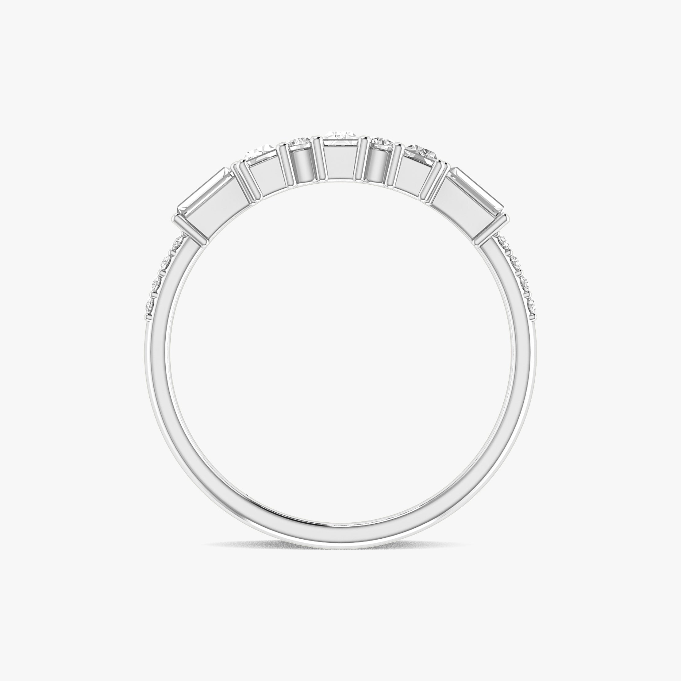 Tri Zircon Round Zircons Ring6