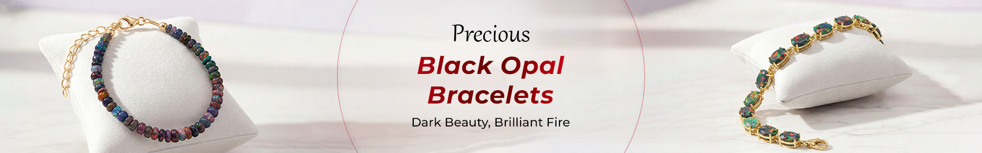 Black Opal Bracelets Banner