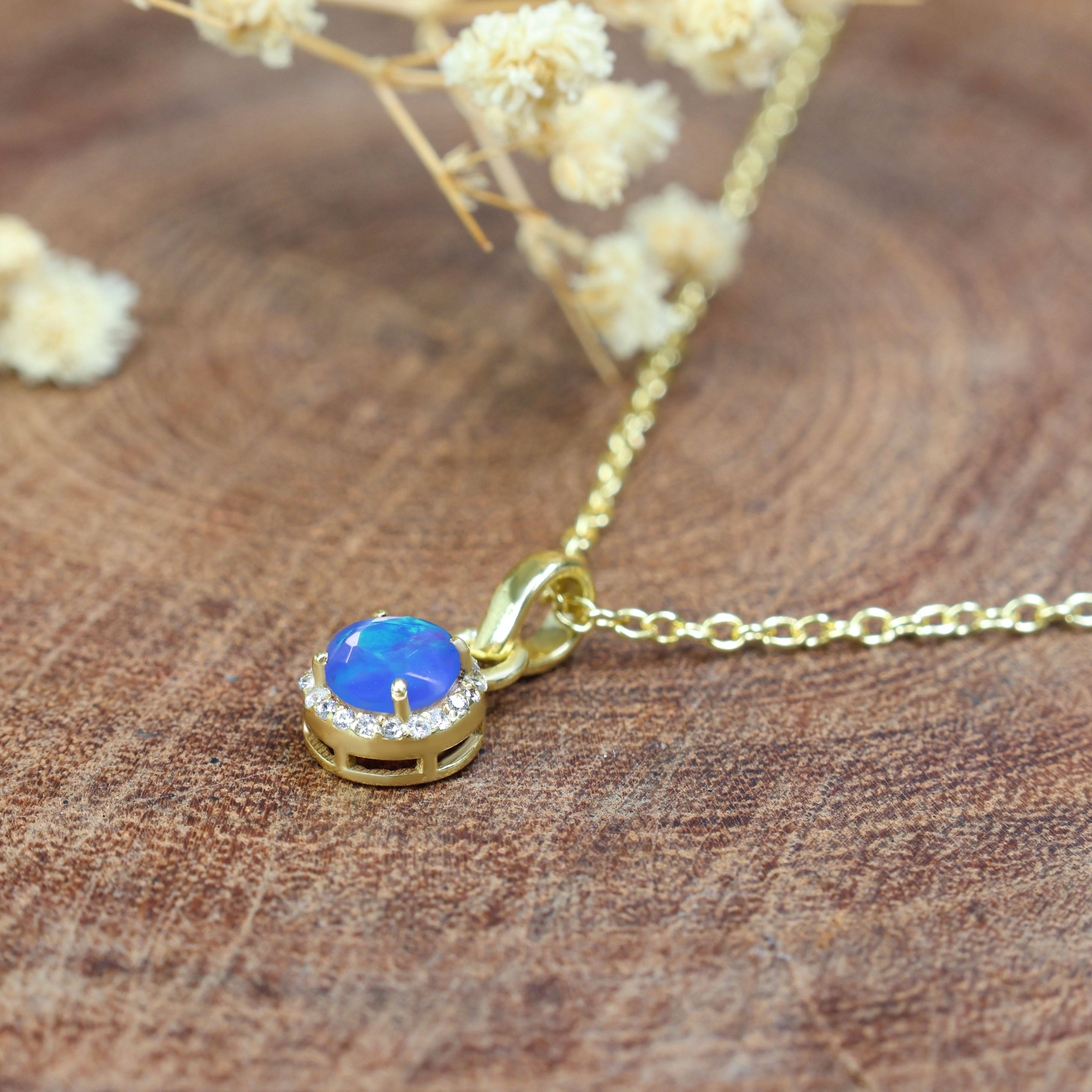 Blue Opal Pendant2