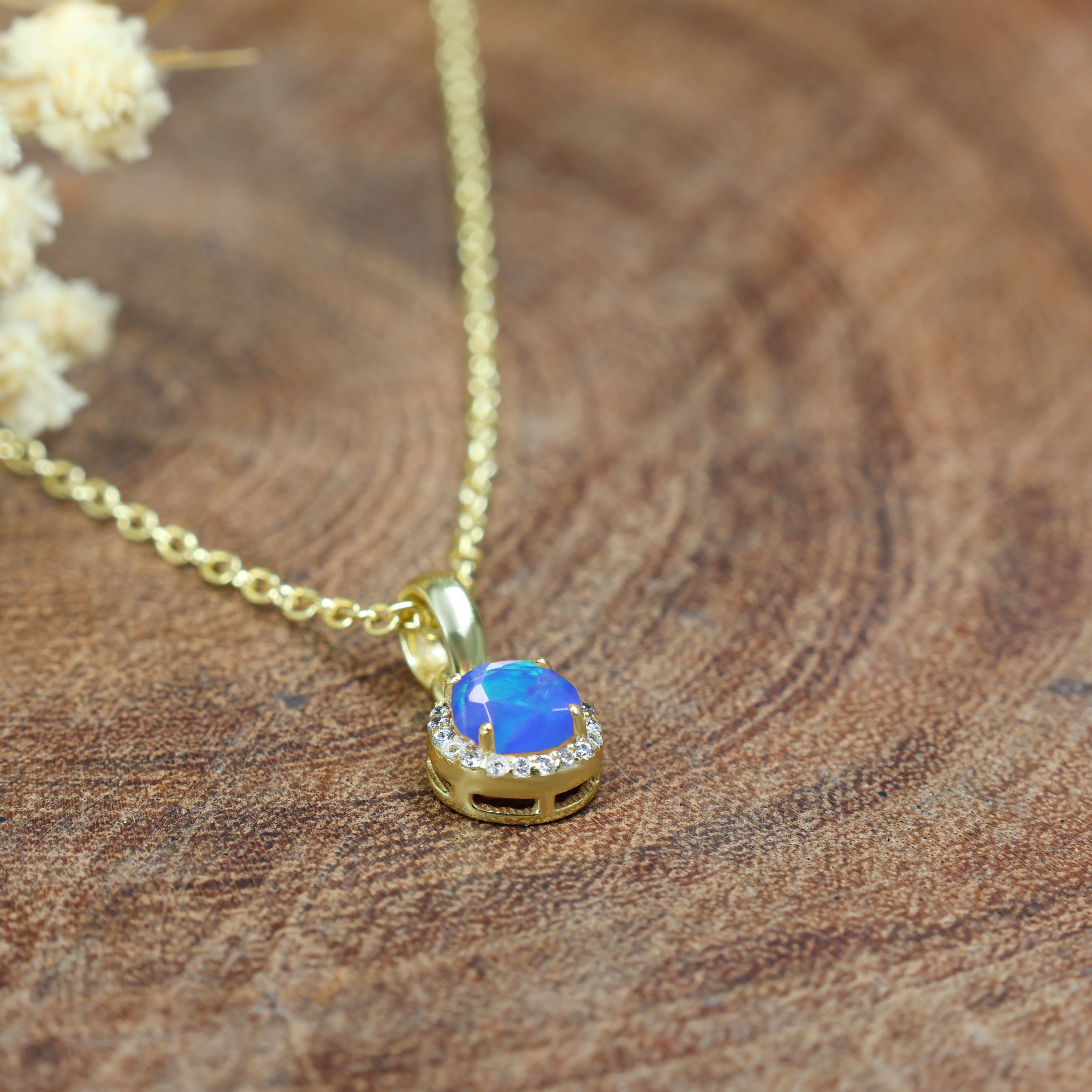 Blue Opal Pendant3