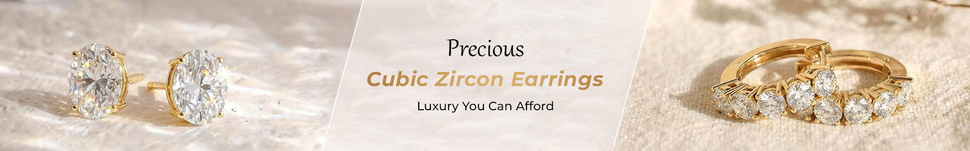 Elegant cubic zirconia earrings with brilliant sparkle