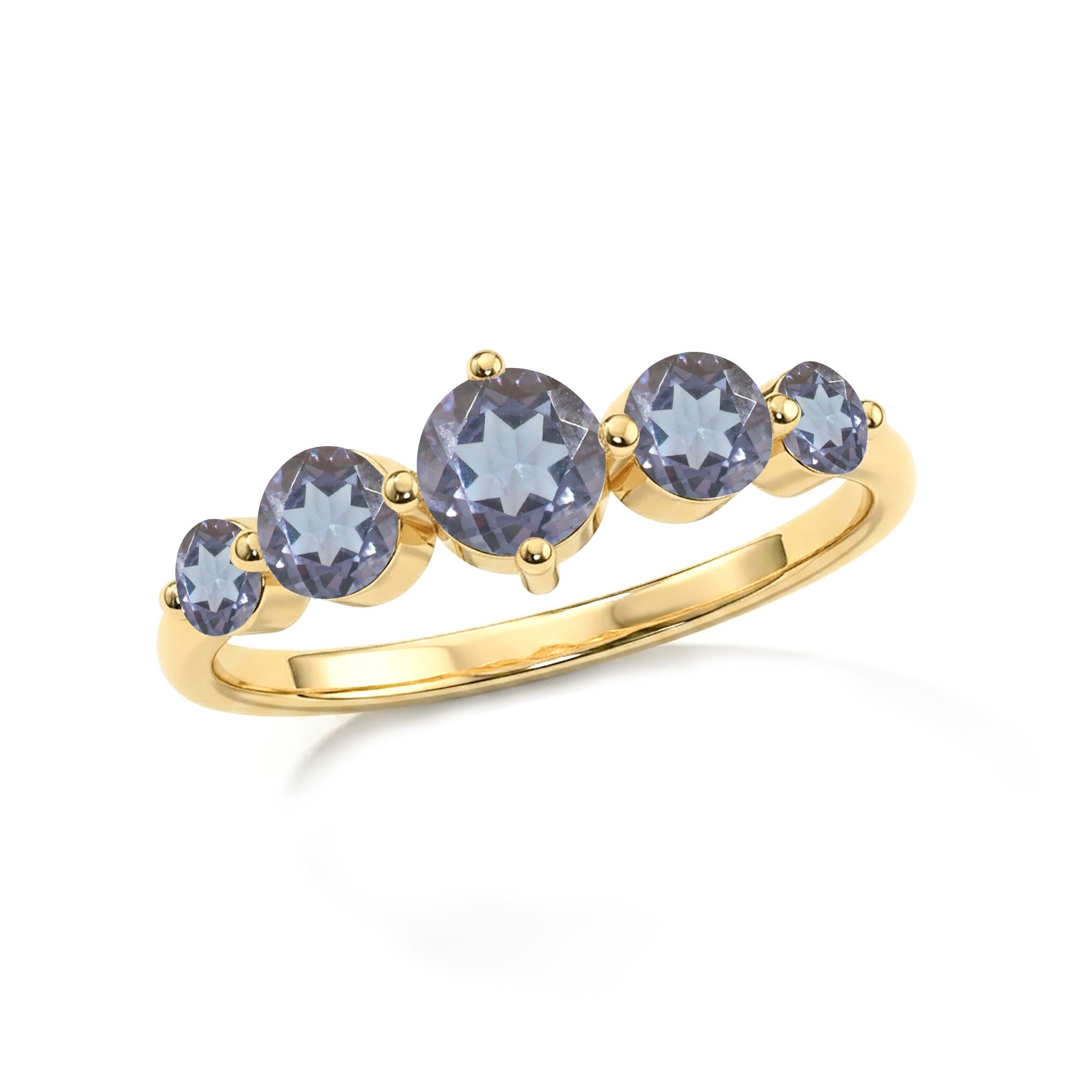alexandrite luxury ring, round gemstone band, handcrafted artisan jewelry, sterling silver polished ring, gold filled elegant jewelry, women's fashion accessory, gemstone sparkle, premium craftsmanship, refined styling, classic anniversary ring, timeless elegance, sophisticated accessory, stackable ring, exclusive jewelry, fine gemstone design
