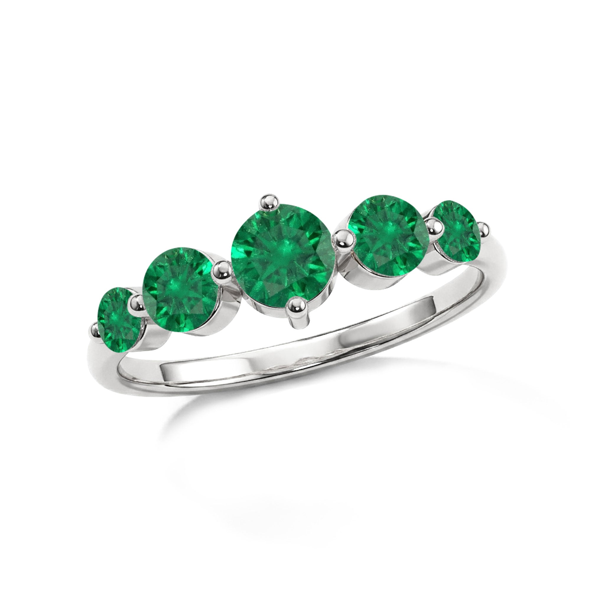 Luxury green gemstone ring, emerald round cut band, sterling silver contemporary jewelry, yellow gold filled premium ring, handcrafted emerald accessory, elegant stackable jewelry, polished emerald setting, brilliant gemstone sparkle, anniversary gift jewelry, women's fashion ring, refined artisan design, comfortable daily wear, timeless emerald elegance, premium quality craftsmanship, sophisticated jewelry
