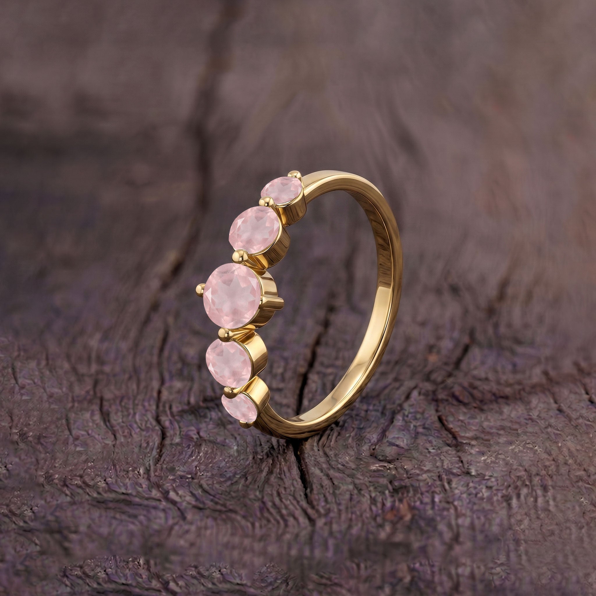 natural rose quartz gemstone jewelry, handcrafted fine jewelry, sterling silver craftsmanship, yellow gold filled premium design, polished gemstone arrangement, elegant bridal accessory, anniversary gift for women, feminine luxury jewelry, artisan quality, refined gemstone sparkle, classic elegance, meaningful fashion jewelry, blush pink gemstone, sophisticated design, everyday beauty