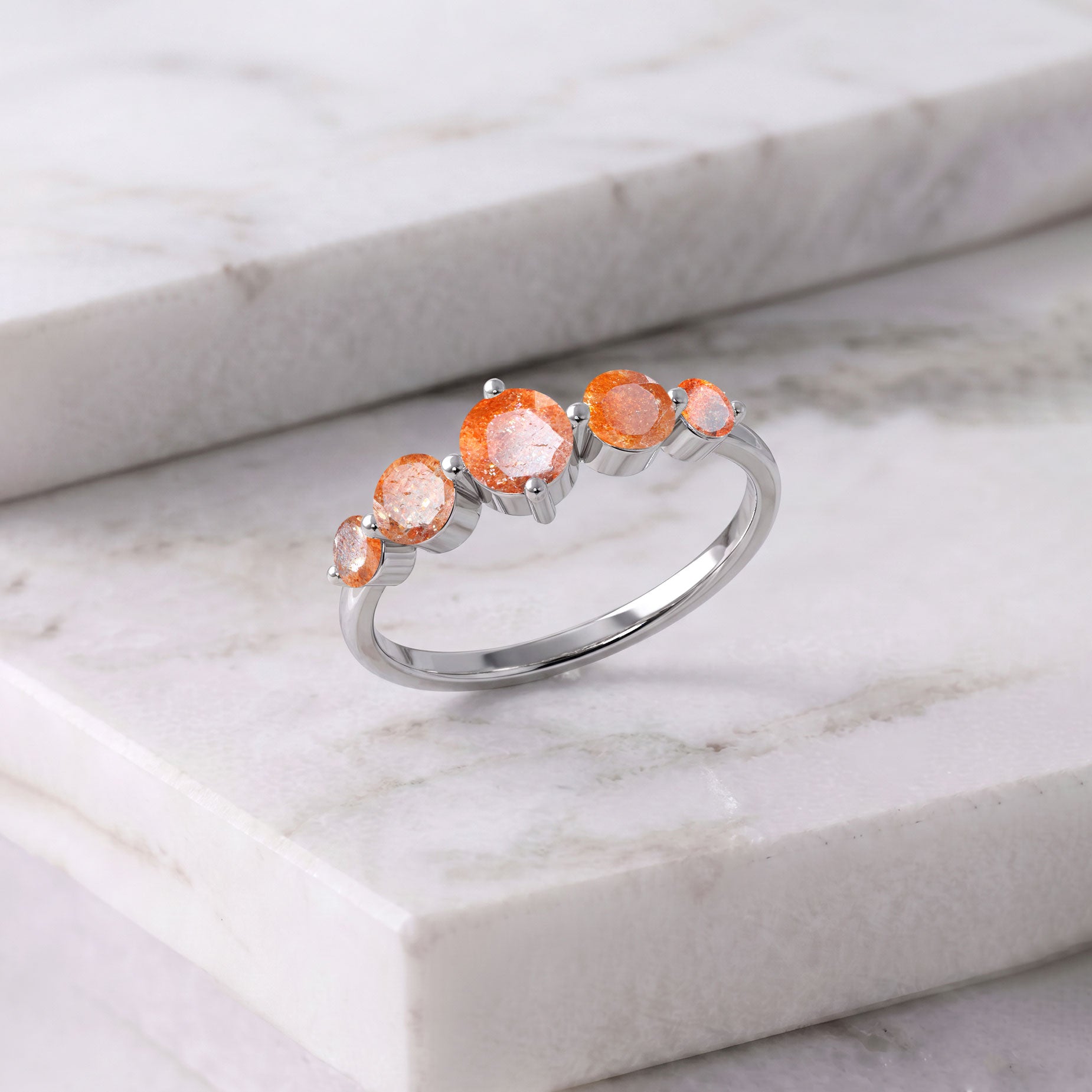 natural sunstone anniversary jewelry, round gemstone sparkle, handcrafted sterling silver jewelry, yellow gold filled elegance, polished luxury accessory, women's gemstone fashion, elegant bridal jewelry, romantic keepsake gift, sparkling orange gemstones, refined craftsmanship, sophisticated jewelry collection, timeless style, premium jewelry, artisan design, everyday elegance