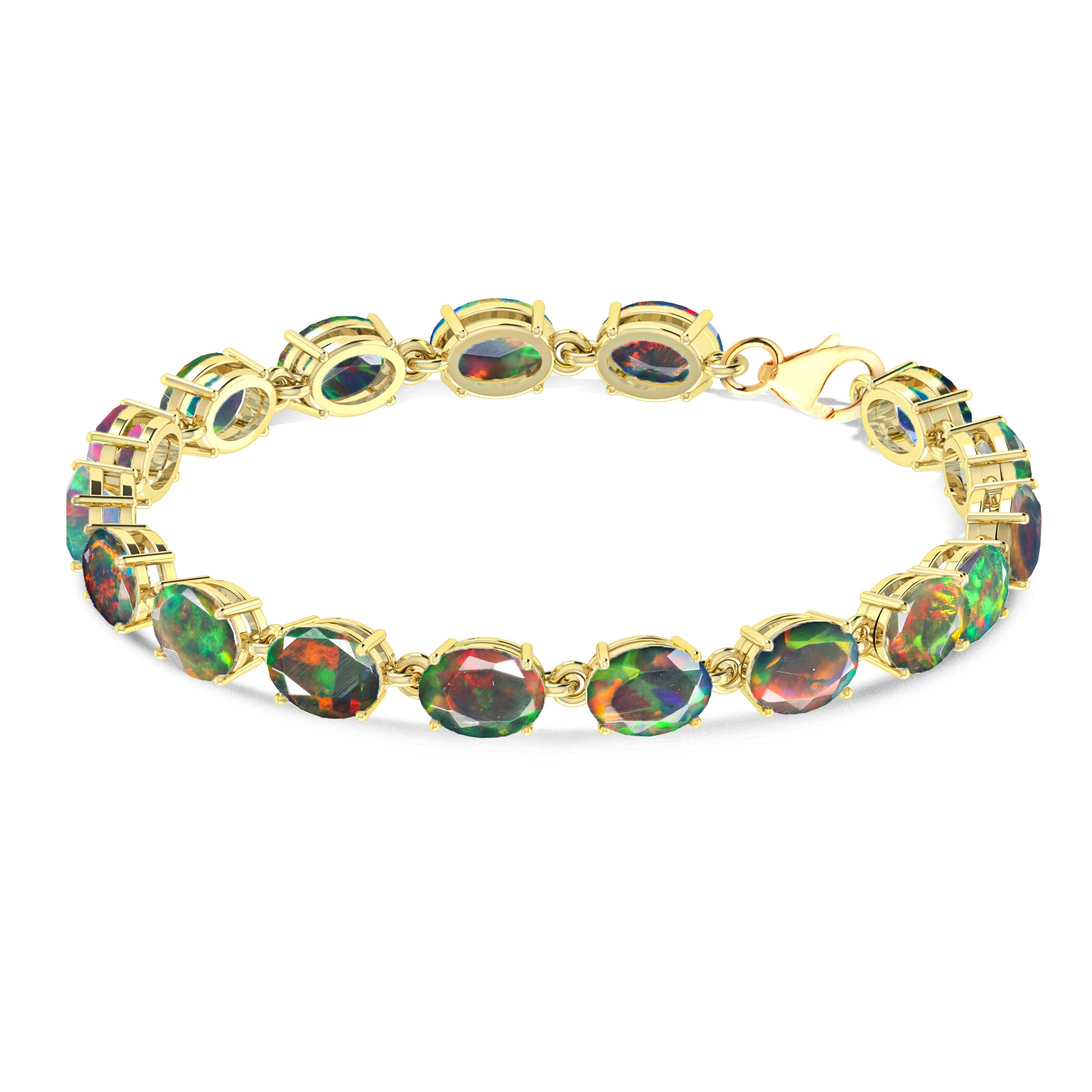 Black Opal tennis Bracelet