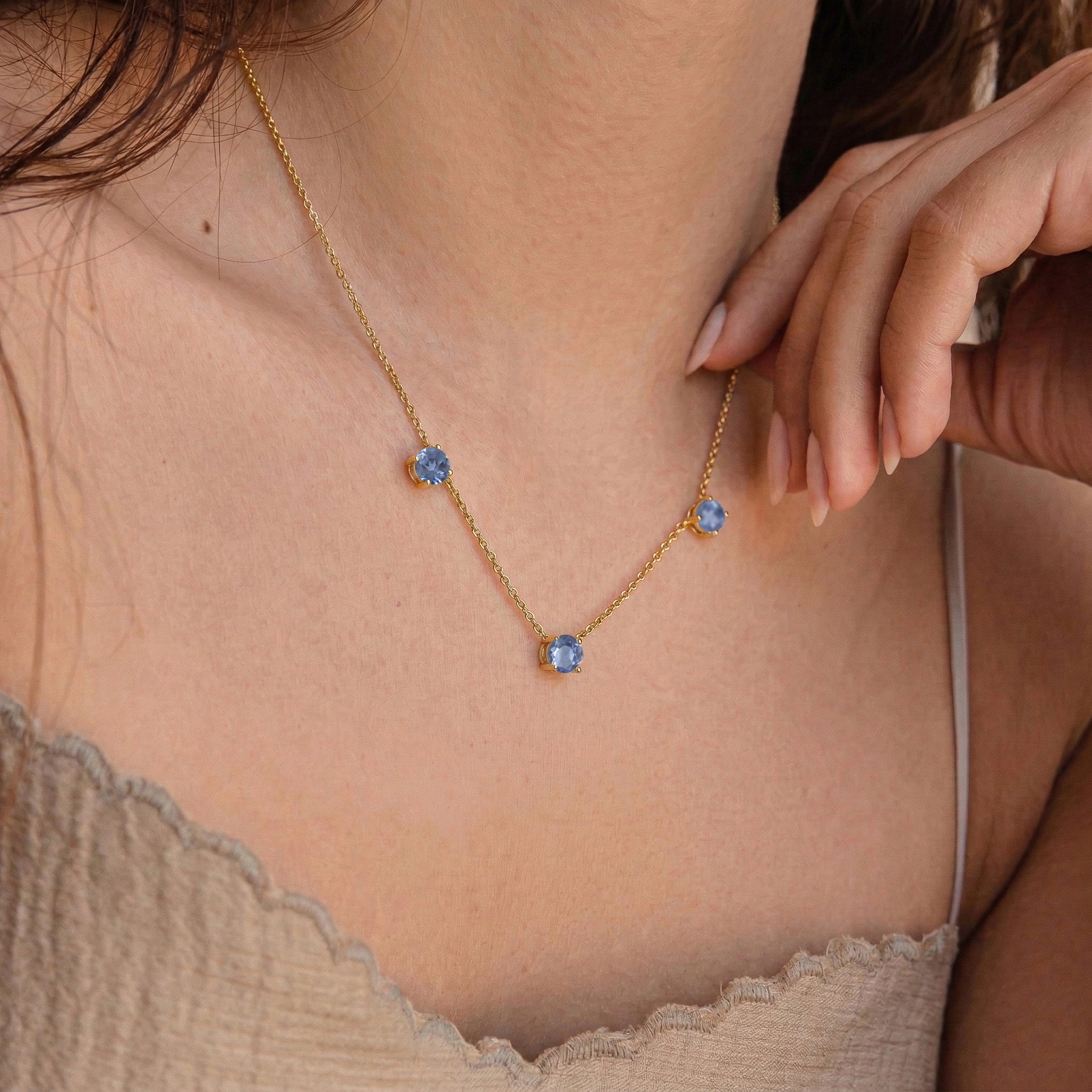 Minimalist Alexandrite jewelry piece designed for everyday fine jewelry styling.
