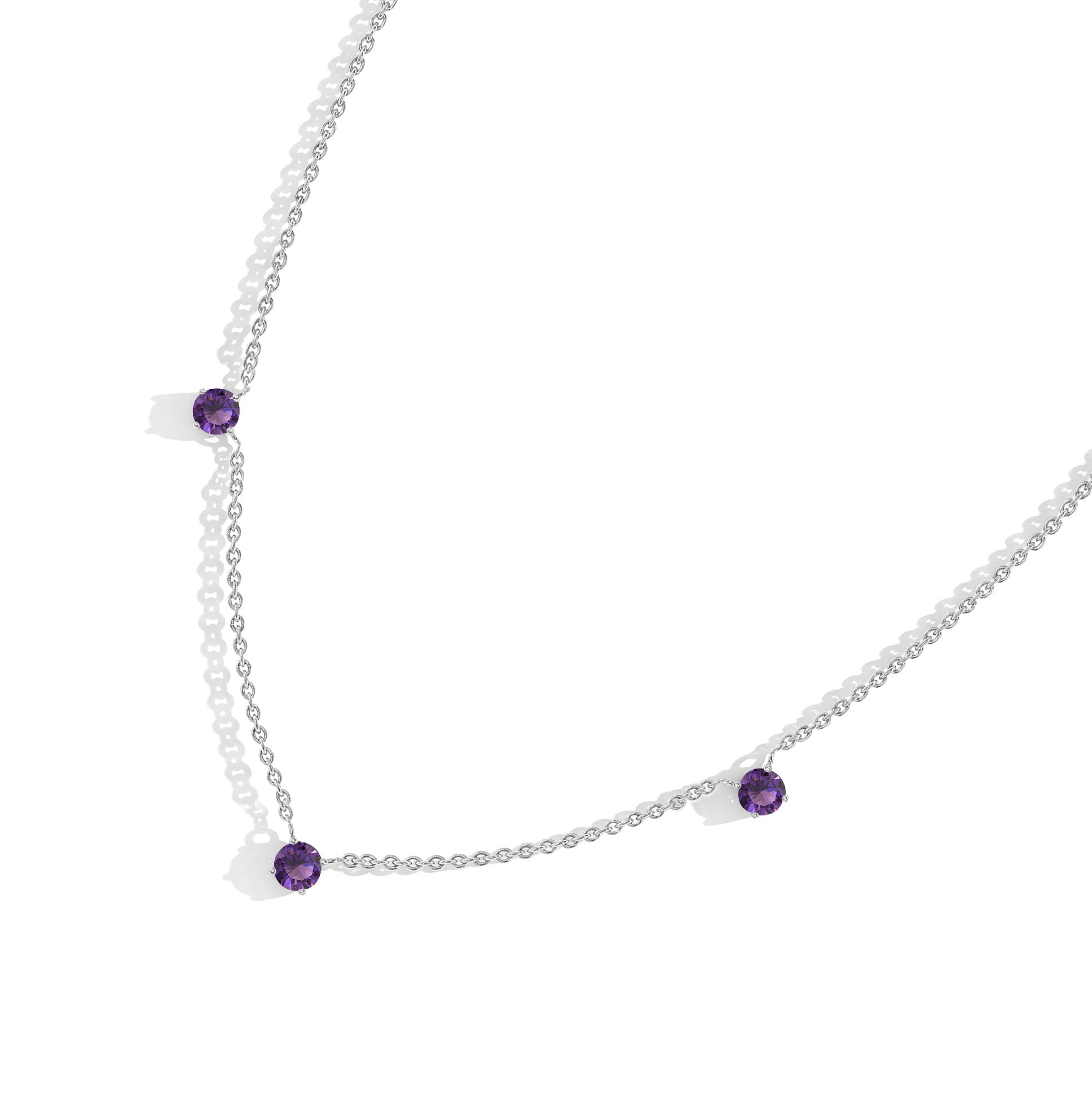 Minimalist Amethyst jewelry piece designed for everyday fine jewelry styling.

