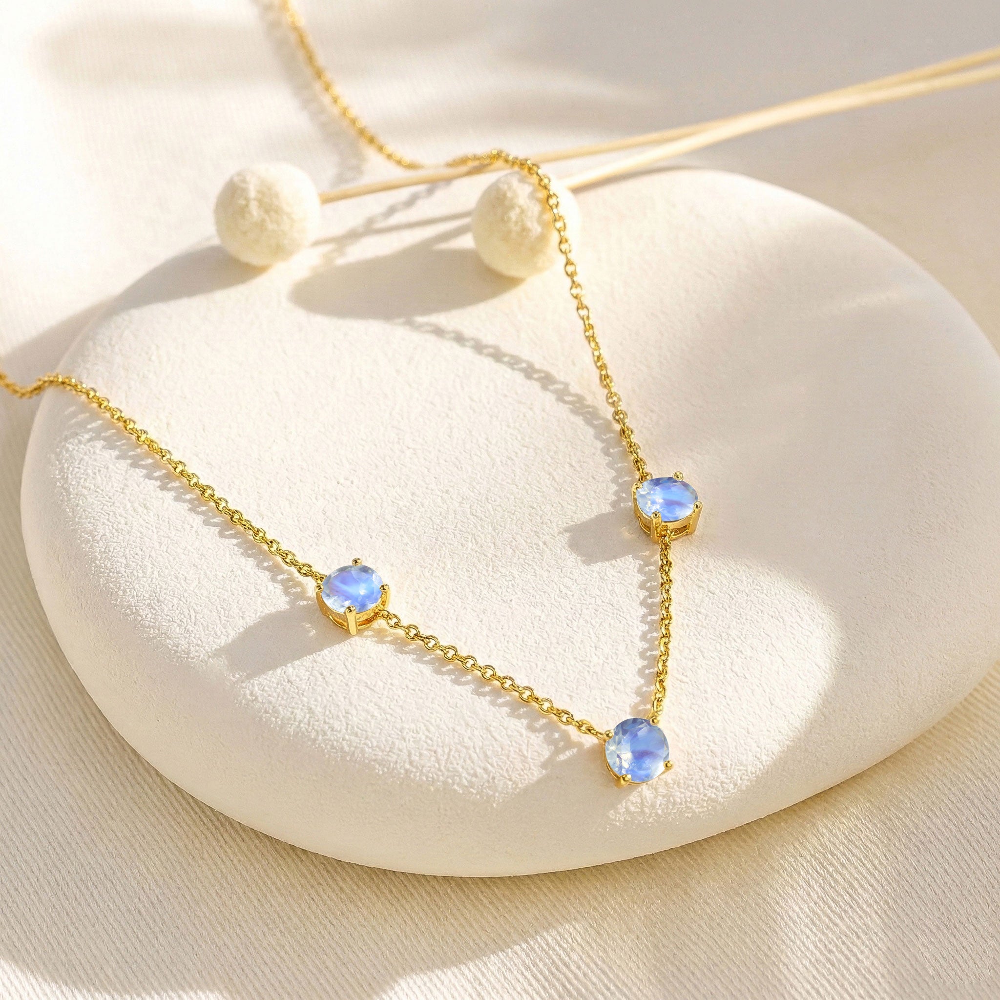 Elegant Moonstone necklace perfect for birthdays, anniversaries, and special occasions.
