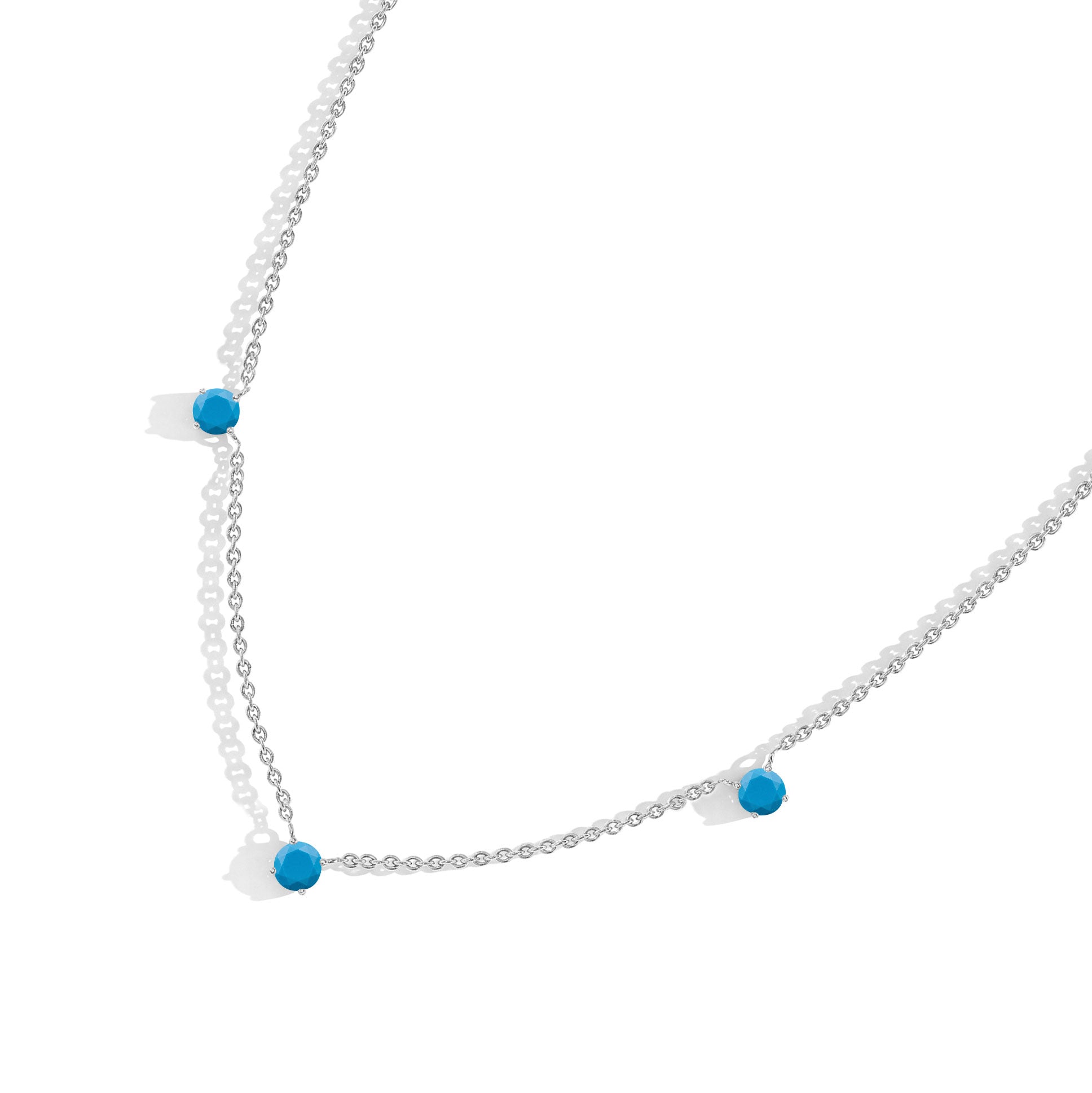 Natural Turquoise jewelry gift featuring a timeless gemstone necklace design.
