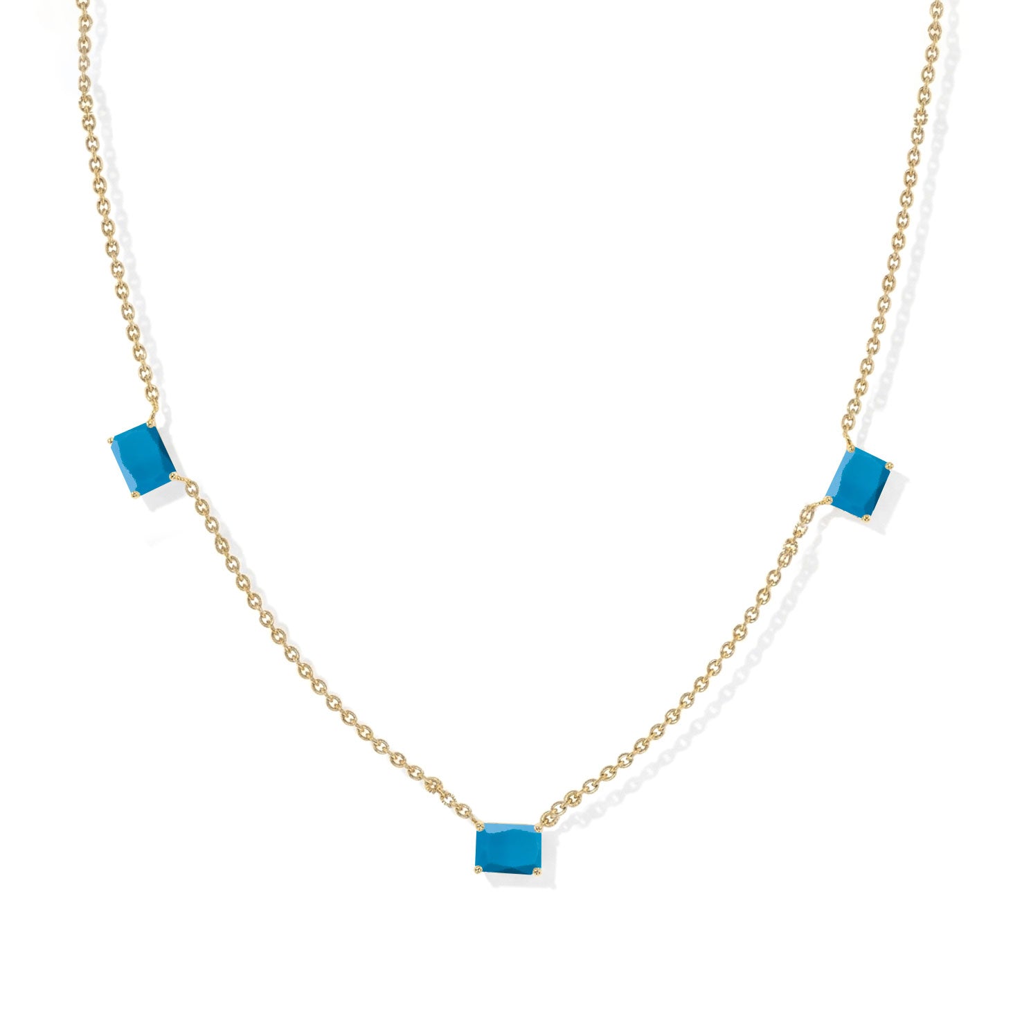 December birthstone Turquoise necklace gift for her
