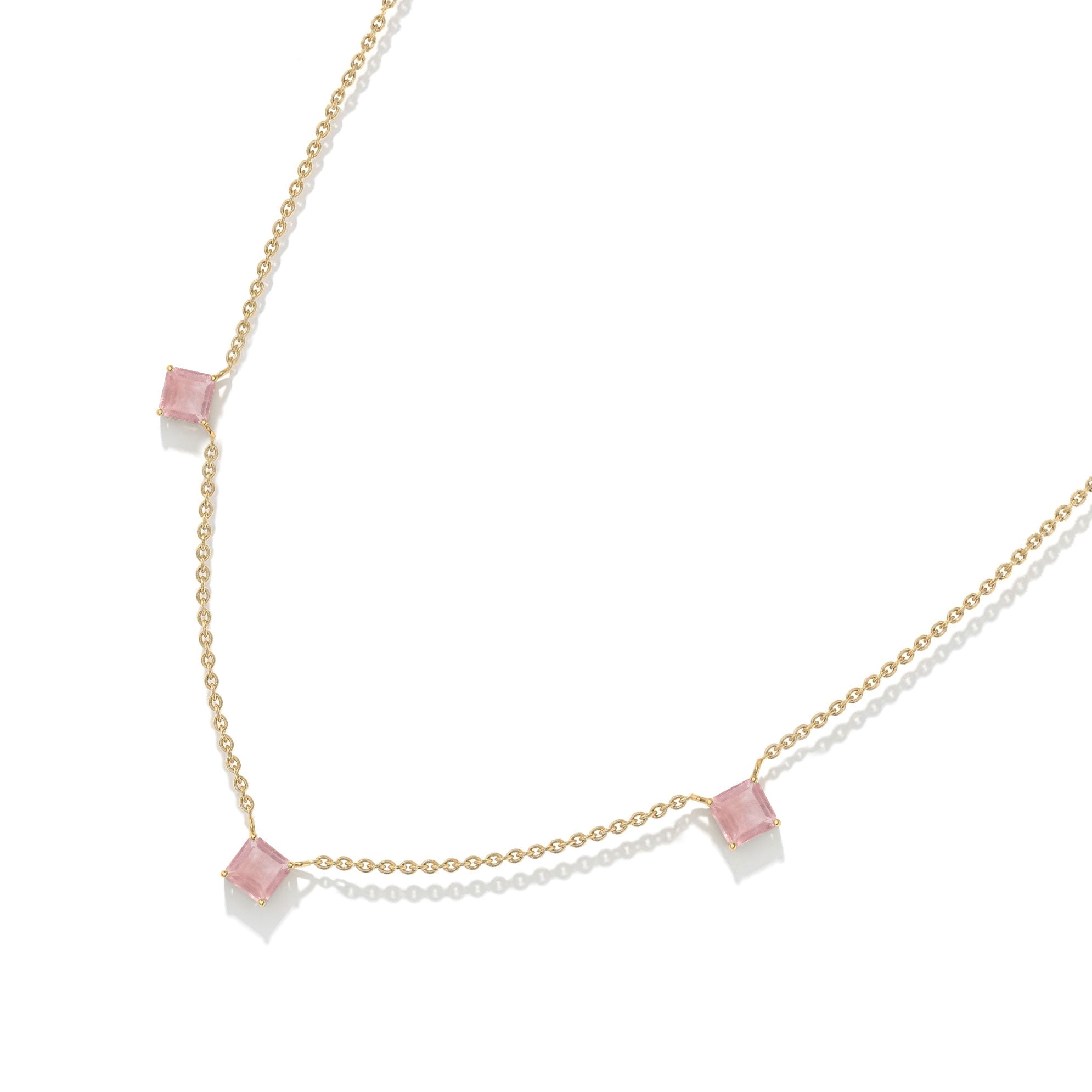 Elegant Rose Quartz jewelry gift necklace for birthdays, anniversaries, and special occasions.
