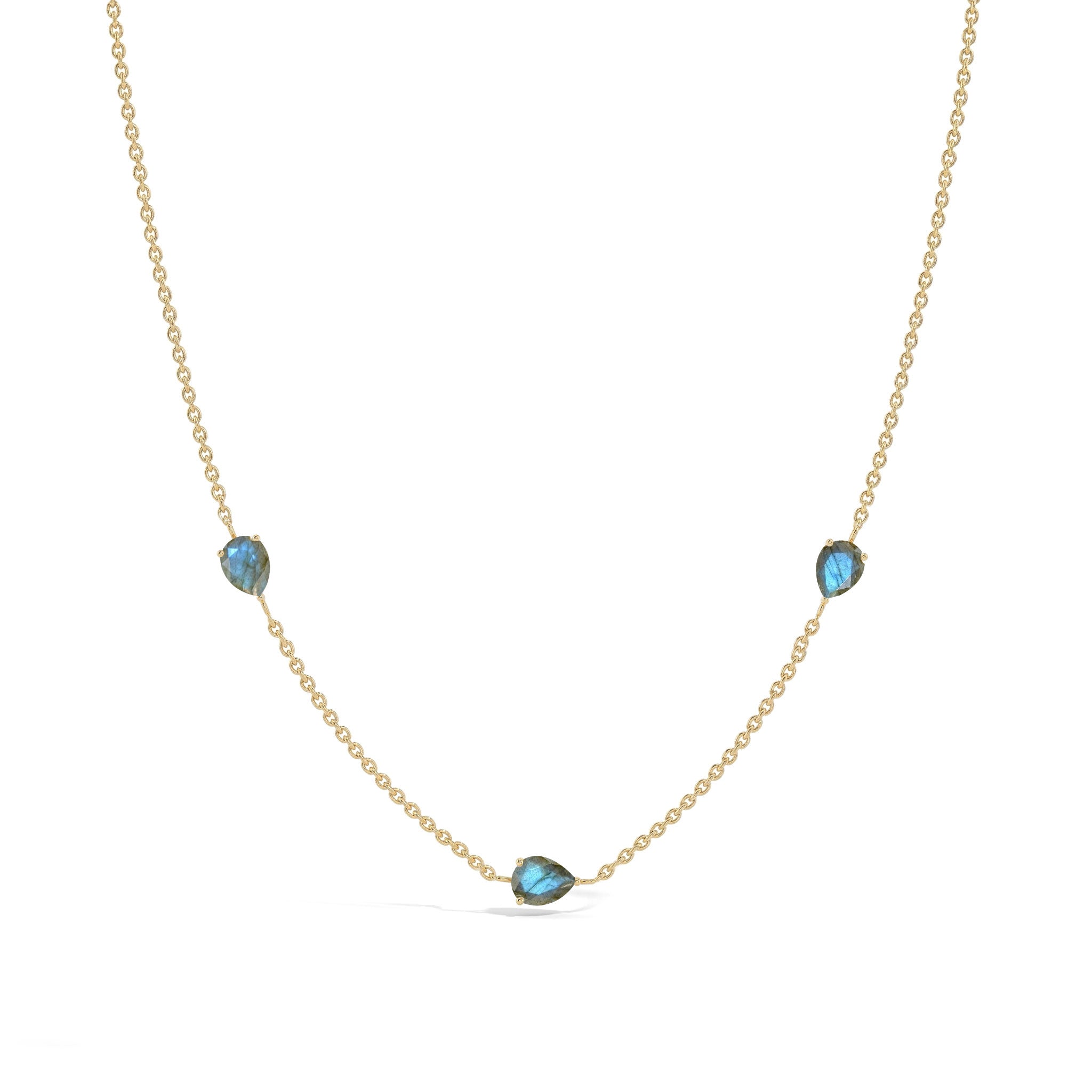 Blue Topaz pear gemstone jewelry for birthdays and anniversaries
