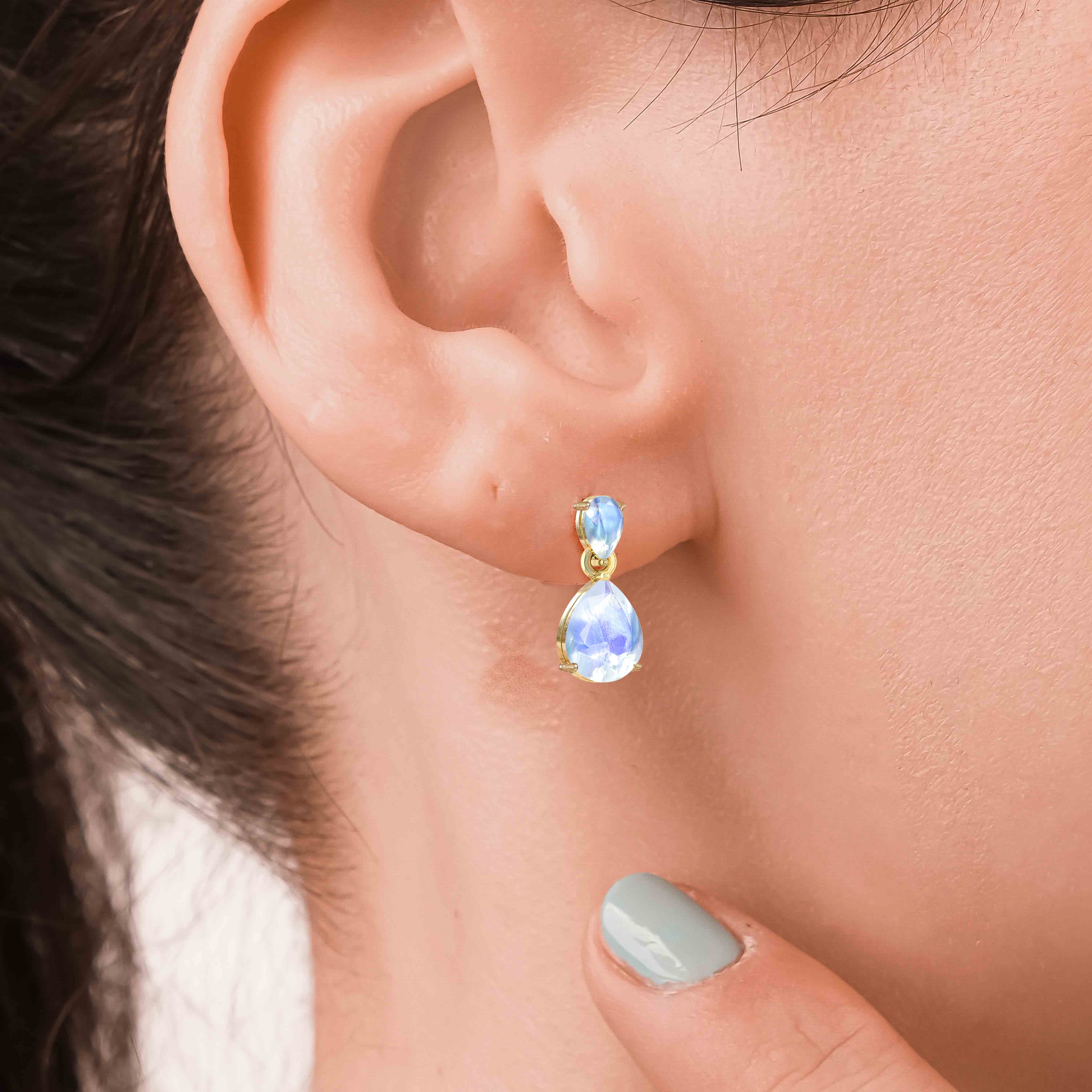 Moonstone Earring
