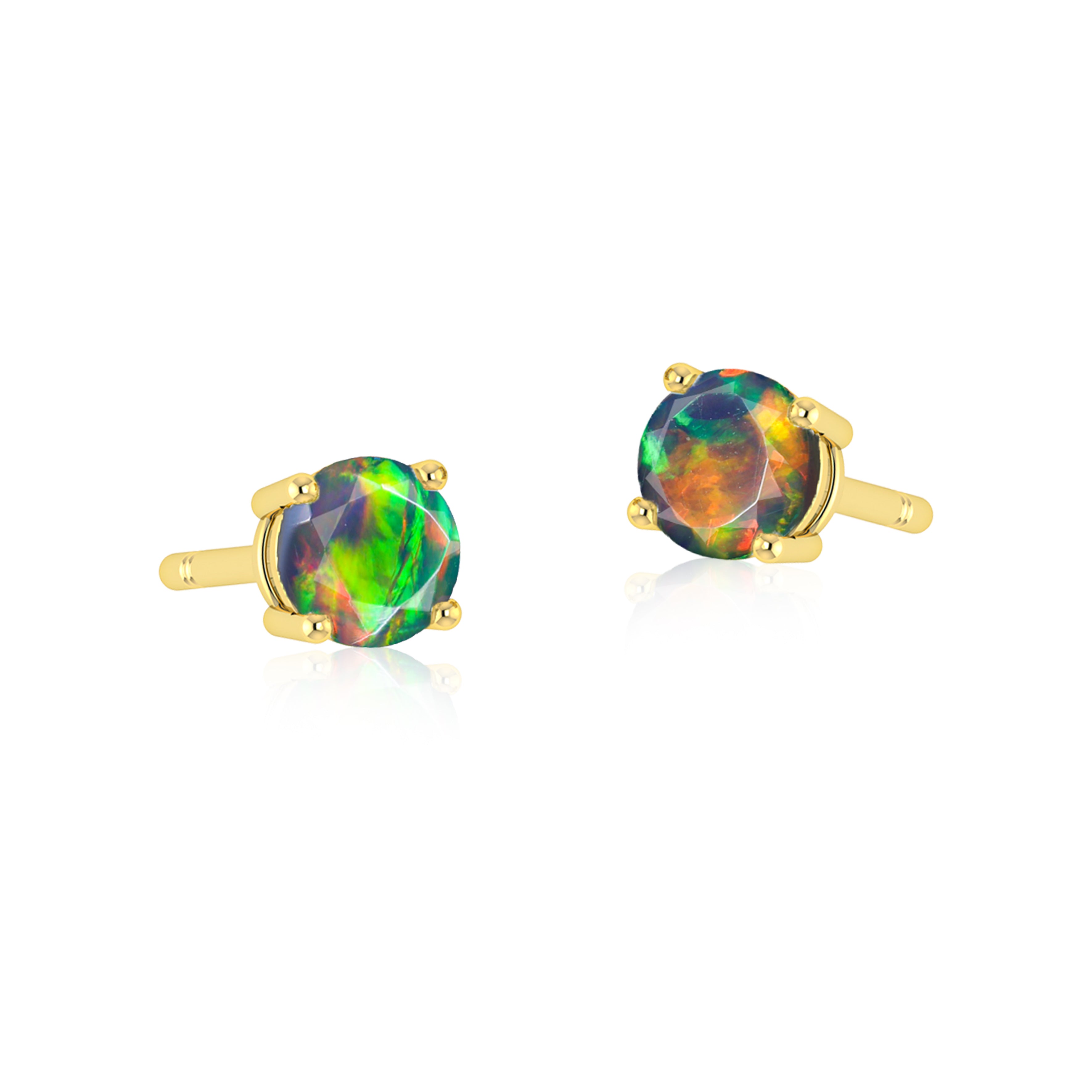 Opal Stud Earring