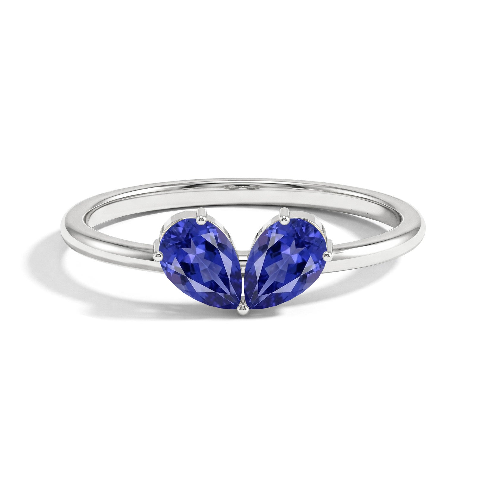 Lab Tanzanite Pear Ring, Tanzanite Ring for Women, 925 Sterling Silver Ring, Handmade Gemstone Ring, Gift for Her, Fine Jewelry, Pear Ring