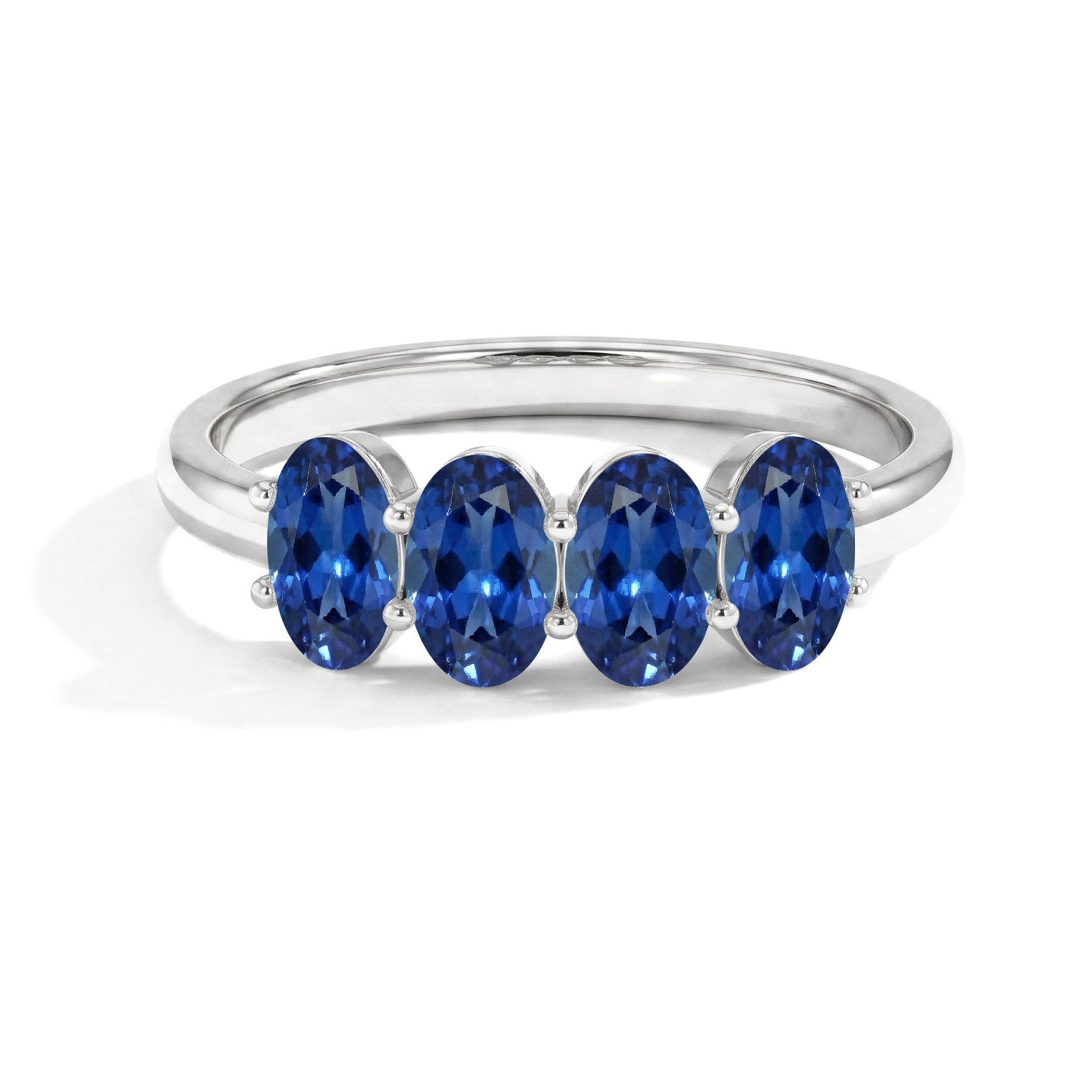 Blue Sapphire Ring, Blue Sapphire Jewelry, Genuine Blue Sapphire Ring, 925 Sterling Silver Ring, Yellow Gold Filled Ring, Handmade Ring, Gemstone Ring, Solitaire Ring, Fine Jewelry, Gift for Her, Women's Ring
