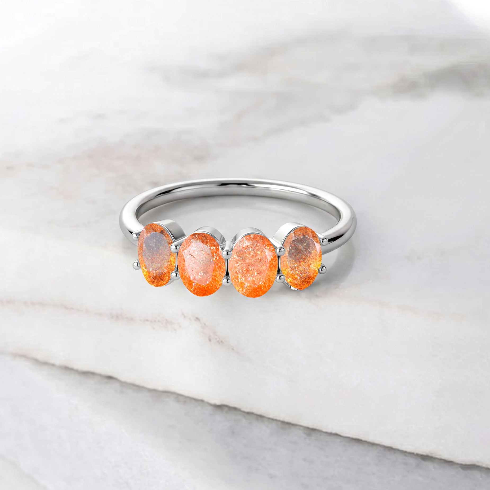 Sunstone stack ring, natural Sunstone ring, stacking ring, minimalist ring, women's jewelry, gemstone ring, 925 sterling silver ring, 14K gold filled ring, fashion jewelry, everyday ring, dainty ring, artisan jewelry, luxury gift for her